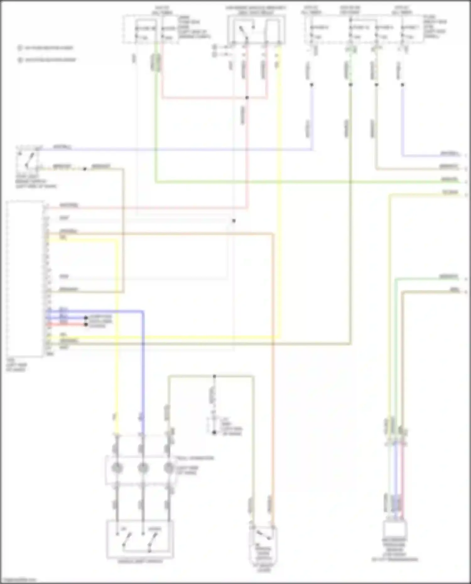 Outback Subaru BR facelift (2012-2014): Cvt circuit (1 of 2)