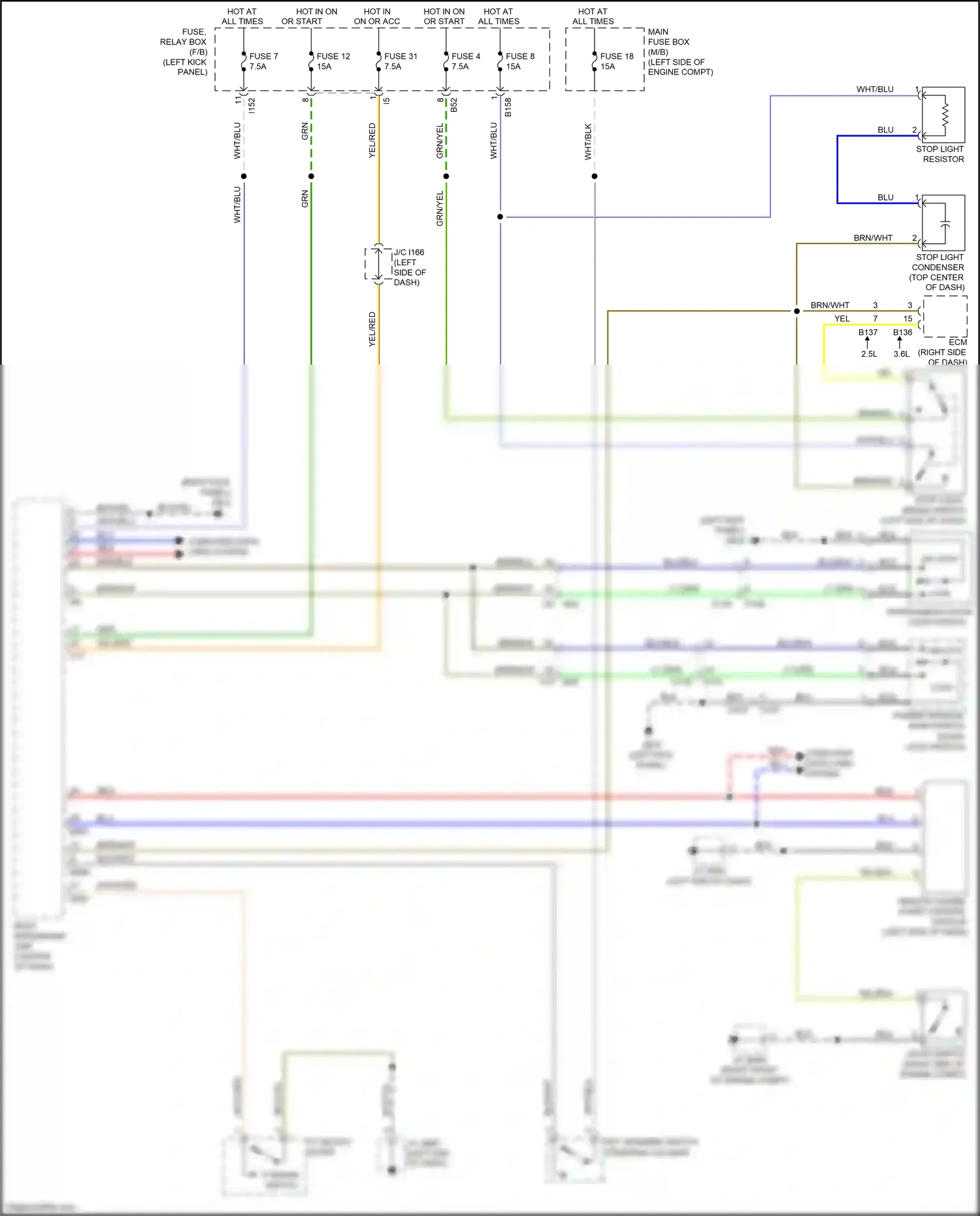Wiring diagram blk/yel for Subaru Outback BR facelift (2012-2014) (81 of 107)