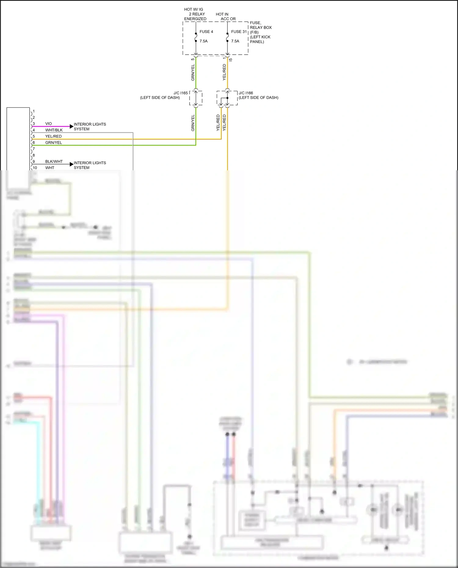Wiring diagram blu for Subaru Outback BR facelift (2012-2014) (82 of 132)