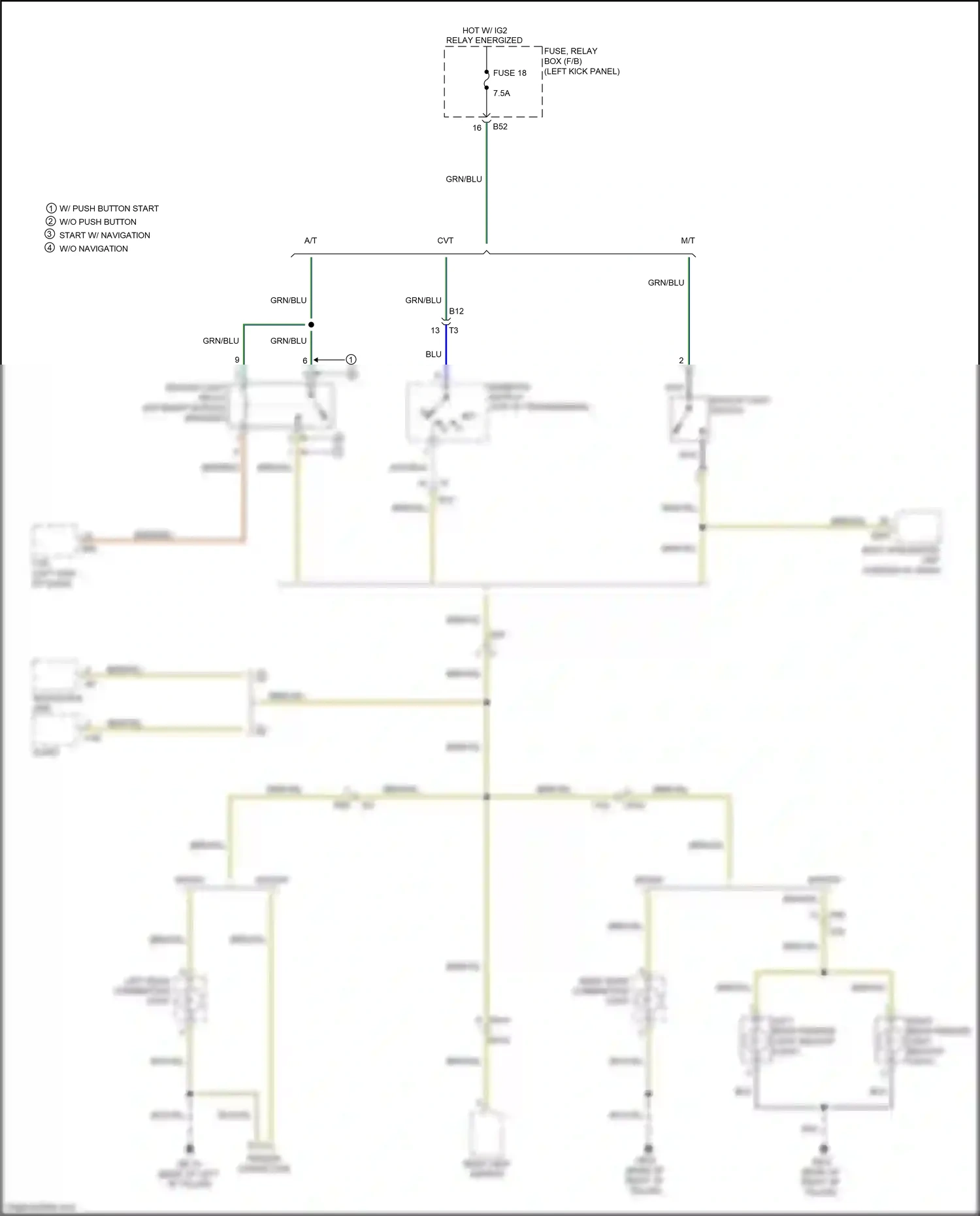 Wiring diagram brn/red for Subaru Outback BR facelift (2012-2014) (15 of 21)