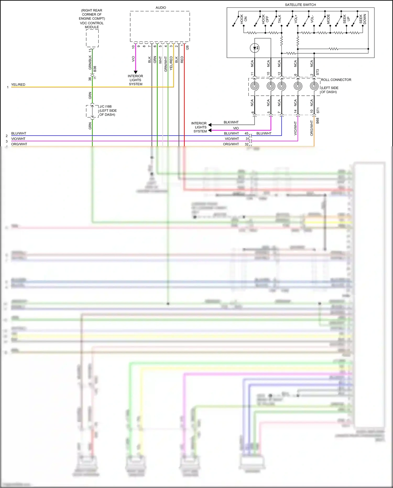 Subaru Outback BR facelift (2012-2014) down wiring diagram  (8 of 15)