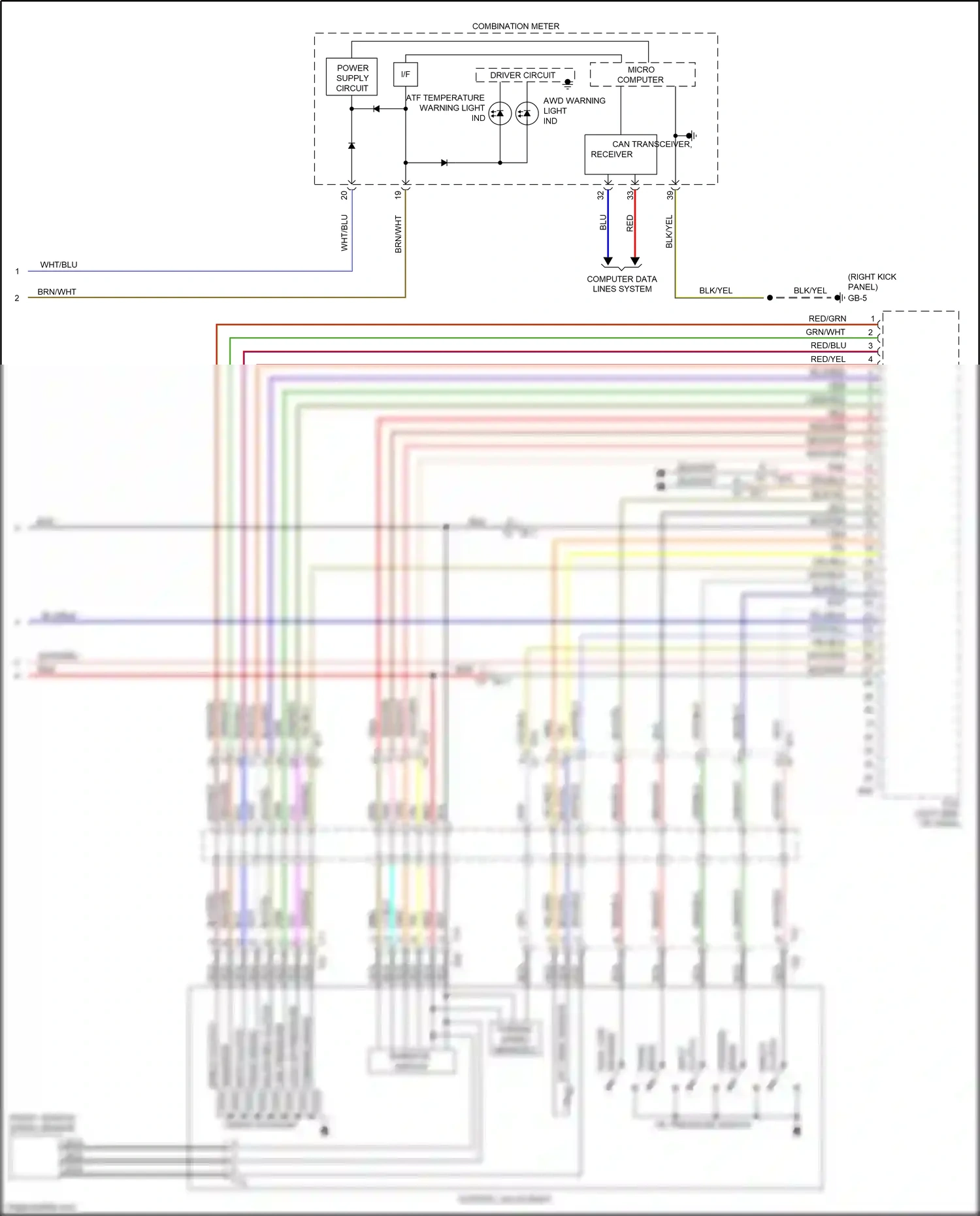 Subaru Outback BR facelift (2012-2014) forward/ wiring diagram  (1 of 2)