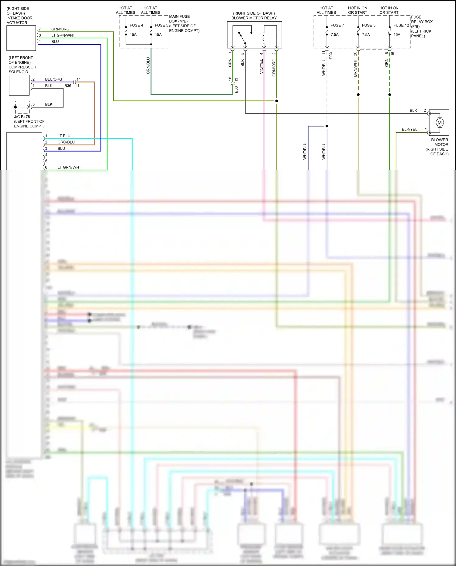Wiring diagram fuse 5 for Subaru Outback BR facelift (2012-2014) (23 of 27)