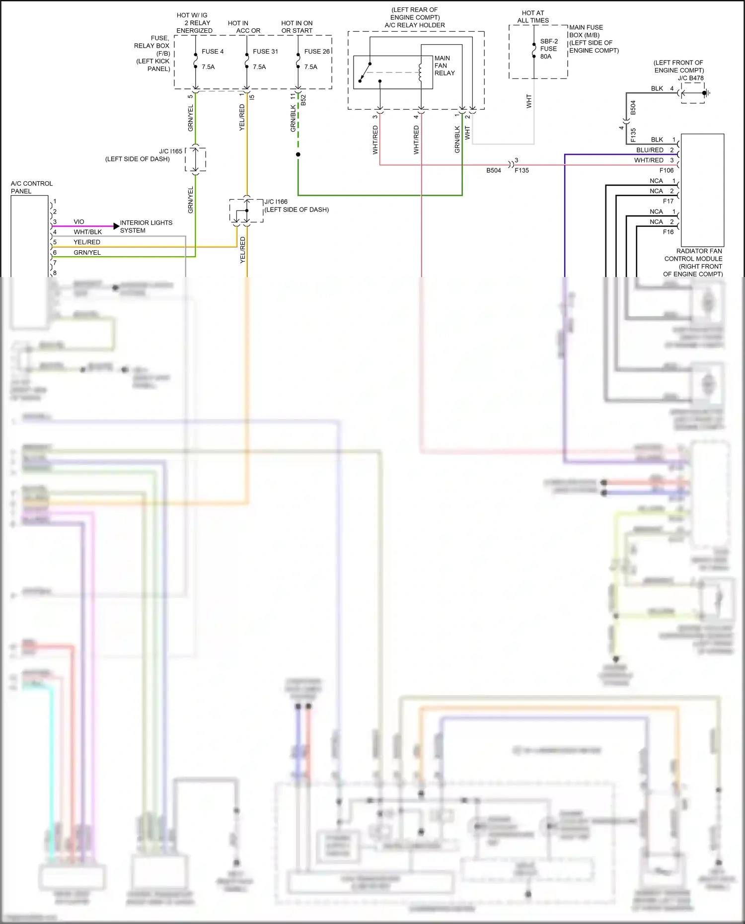 Wiring diagram micro computer for Subaru Outback BR facelift (2012-2014) (23 of 32)