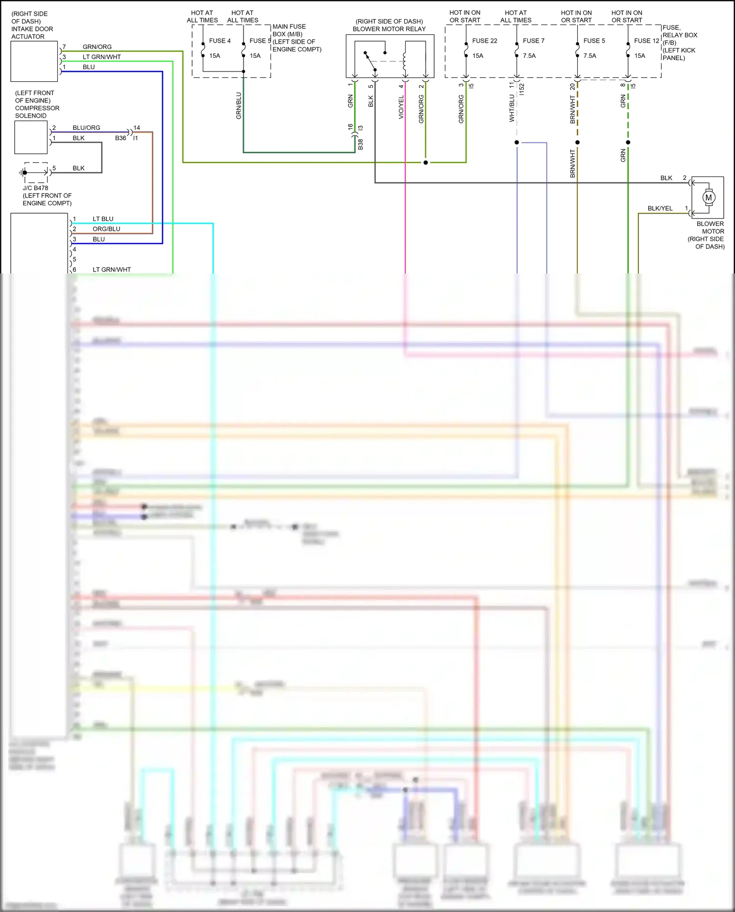 Wiring diagram pressure sensor for Subaru Outback BR facelift (2012-2014) (4 of 6)