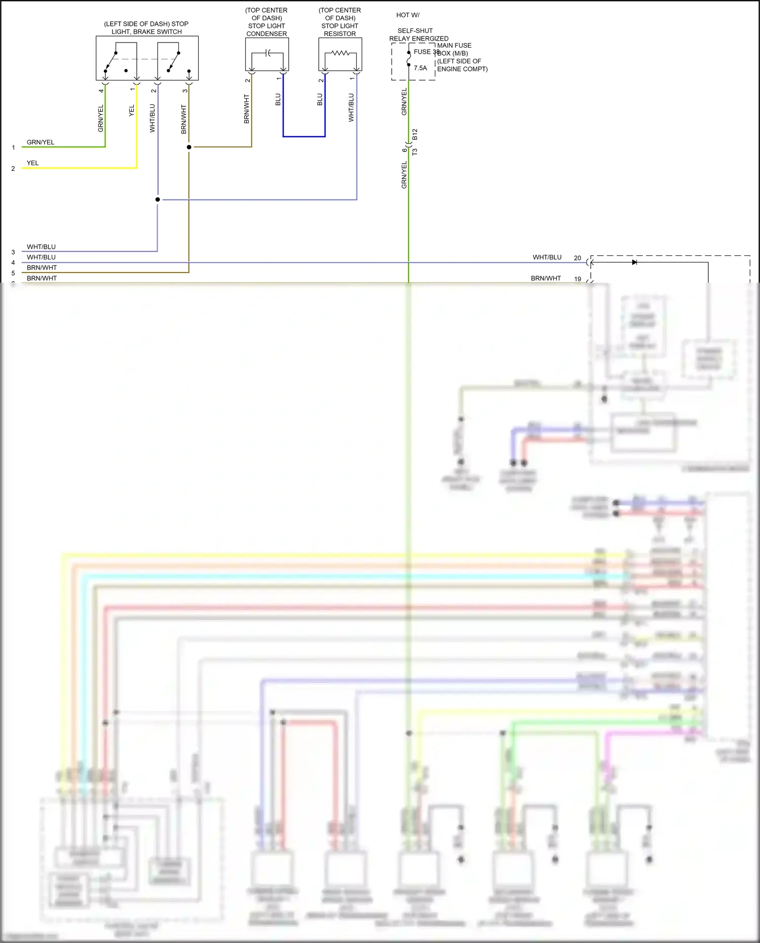 Wiring diagram red/grn for Subaru Outback BR facelift (2012-2014) (12 of 31)