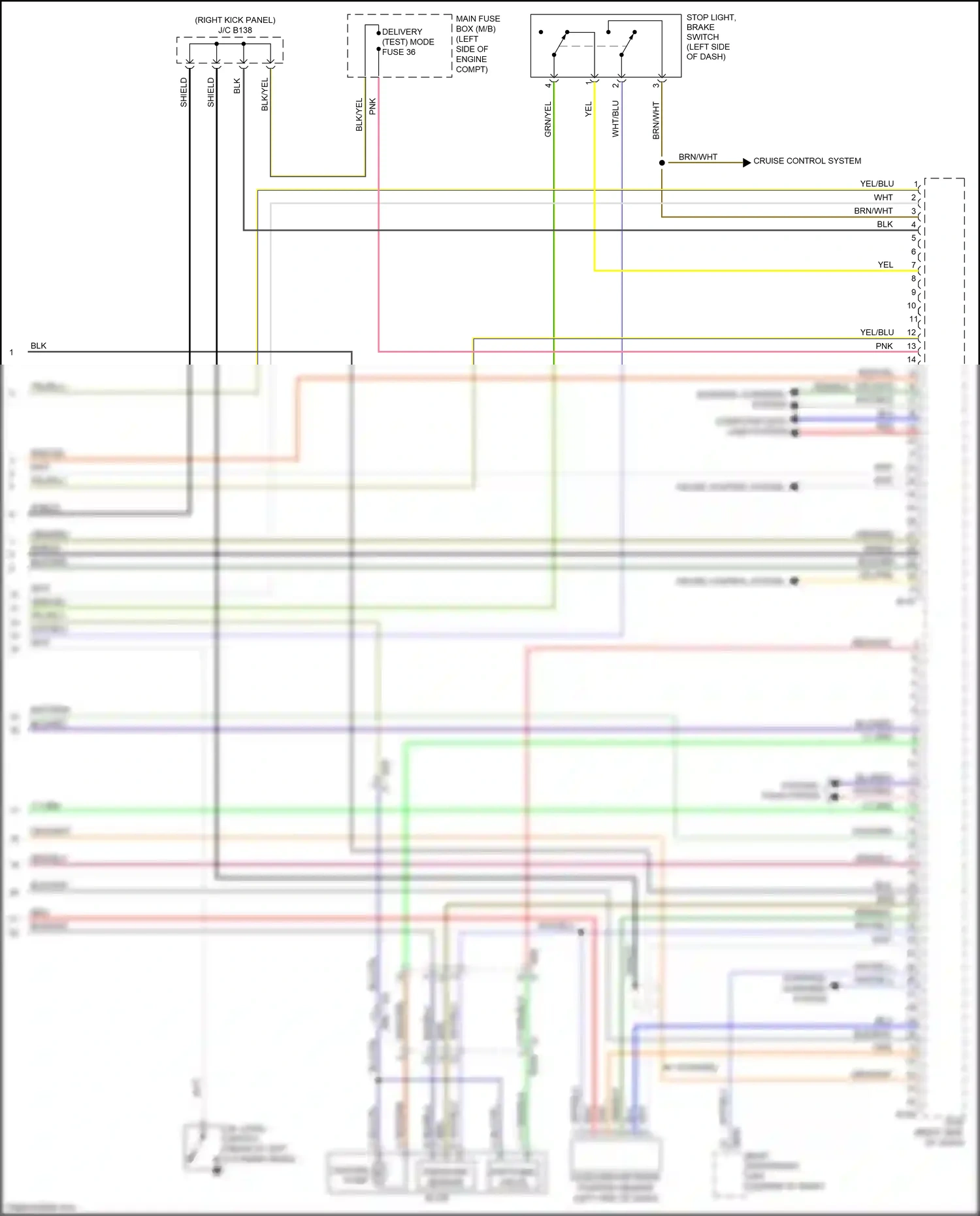Subaru Outback BR facelift (2012-2014) shield wiring diagram  (9 of 14)