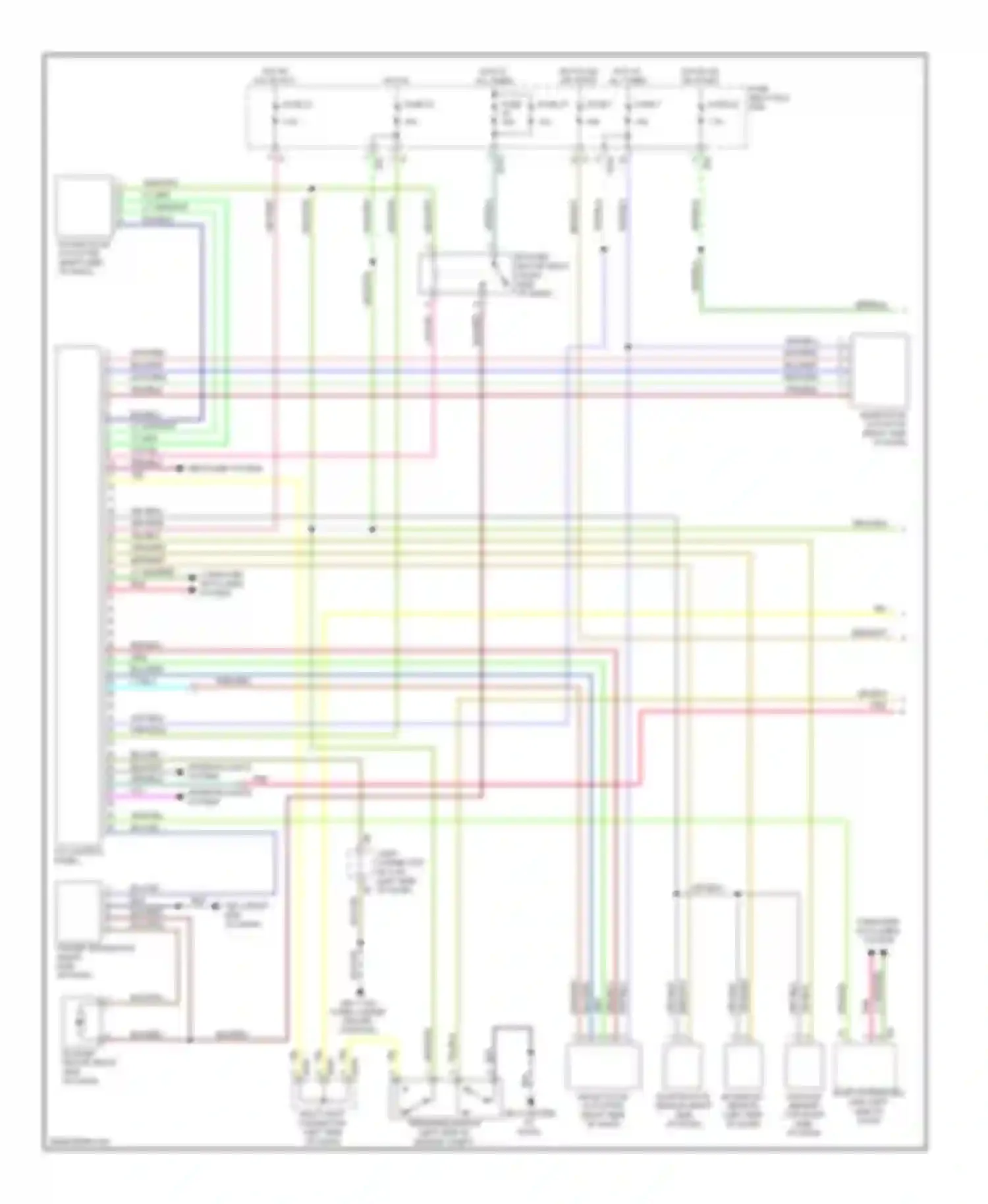 Outback Subaru BR (2009-2012): Automatic a/c circuit (1 of 2)