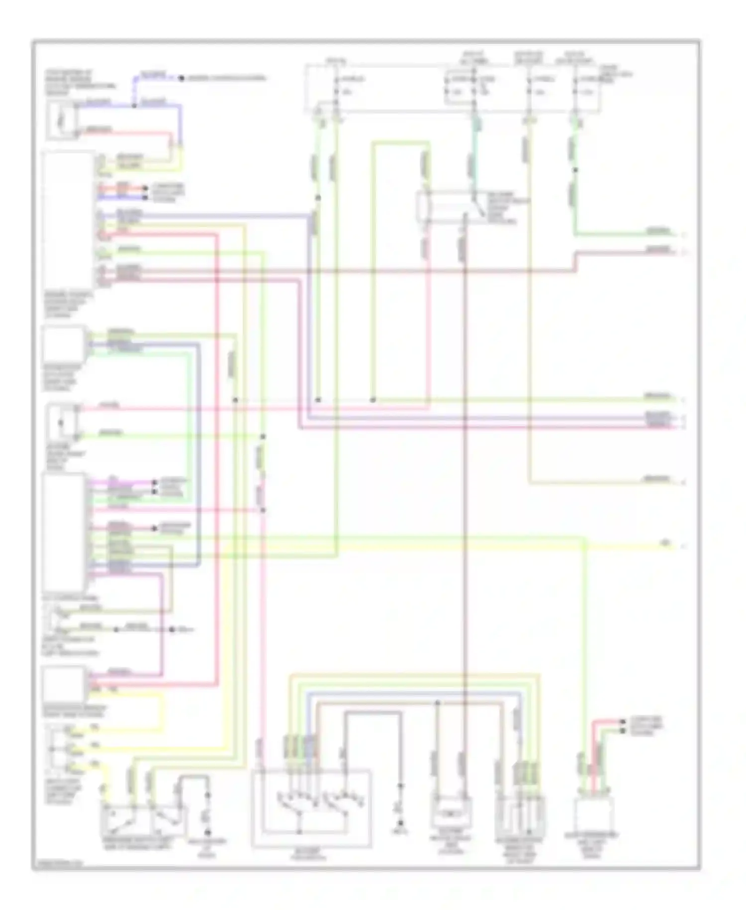 Outback Subaru BR (2009-2012): Manual a/c circuit (1 of 2)