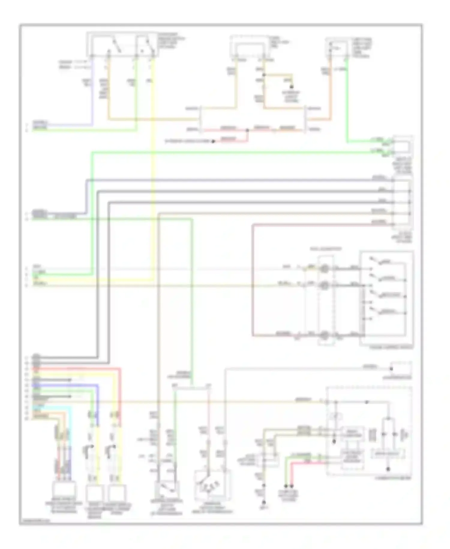 Outback Subaru BR (2009-2012): Cruise control circuit, except wrx sti (2 of 2)