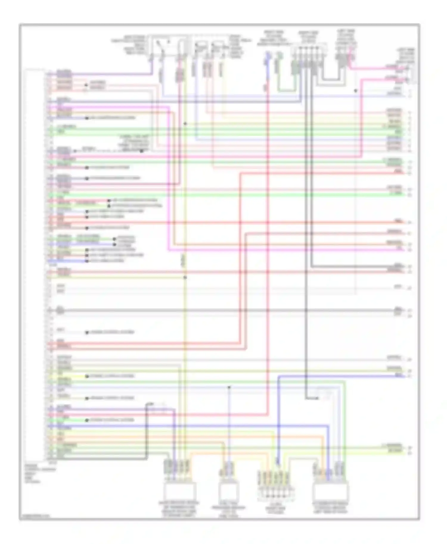 Outback Subaru BR (2009-2012): Wiring diagram engine performance 2.5l turbo (1 of 5)