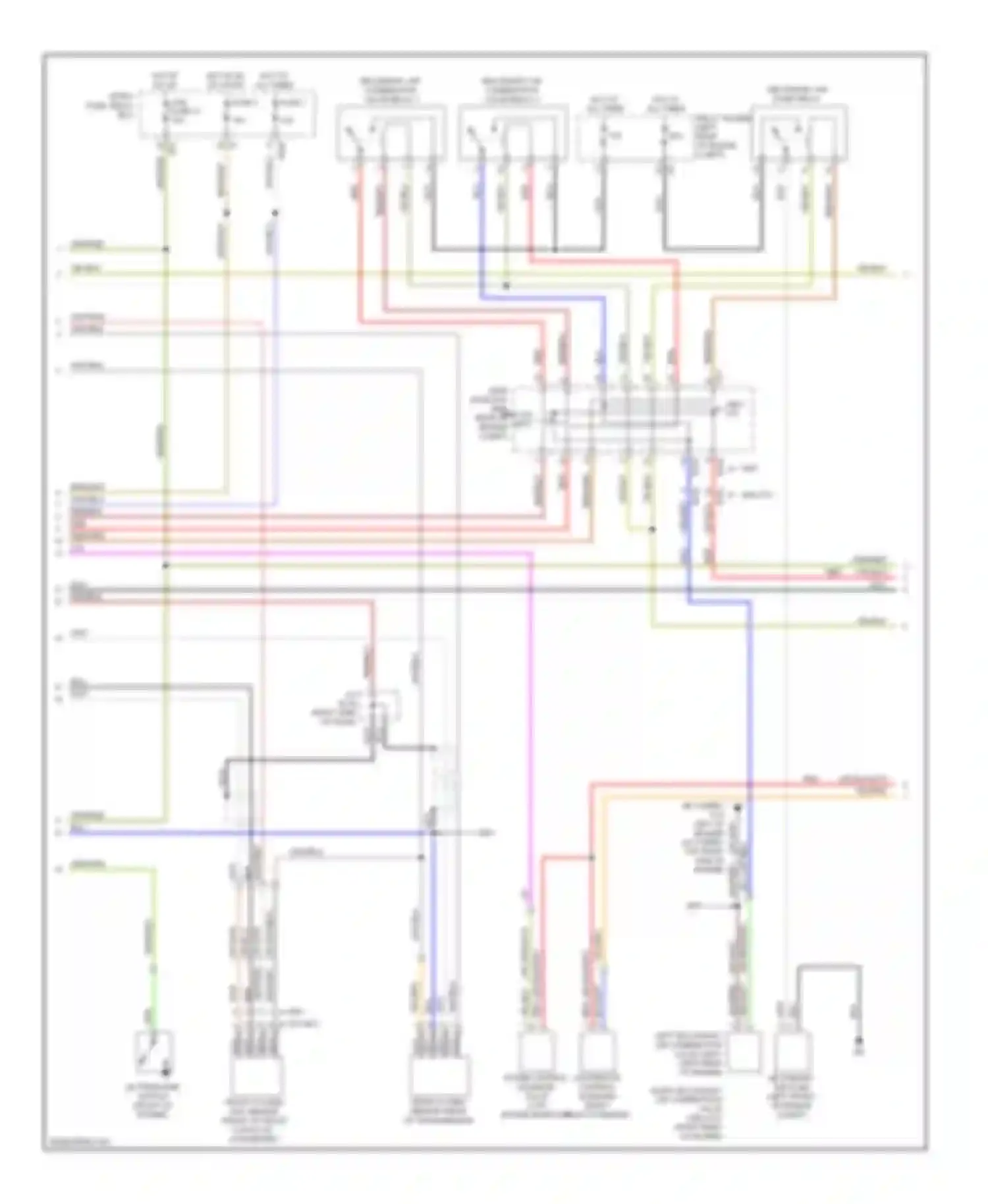 Outback Subaru BR (2009-2012): Wiring diagram engine performance 2.5l turbo (3 of 5)