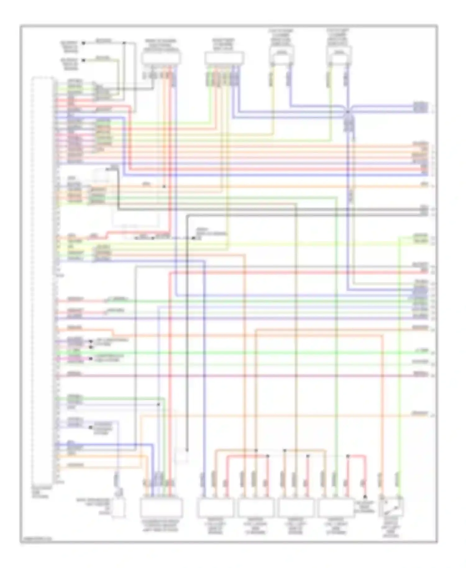 Outback Subaru BR (2009-2012): Wiring diagram engine performance 2.5l (1 of 4)