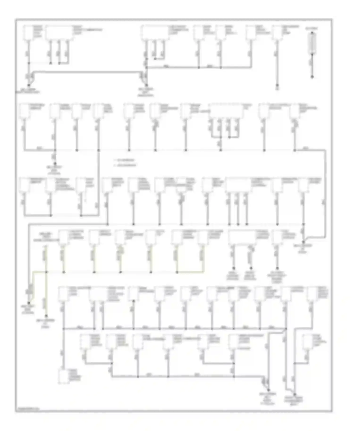 Outback Subaru BR (2009-2012): Ground distribution circuit, wrx sti (1 of 2)
