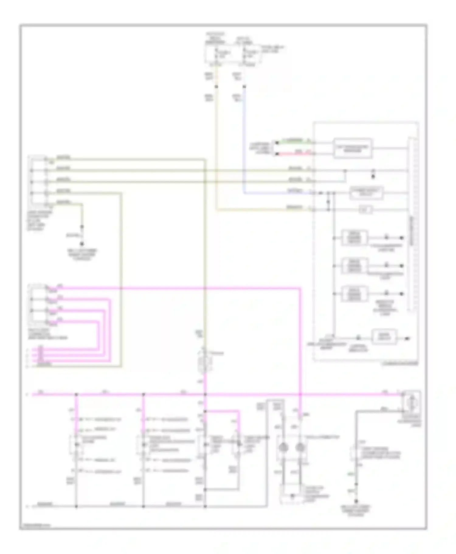 Outback Subaru BR (2009-2012): Instrument illumination circuit (2 of 2)