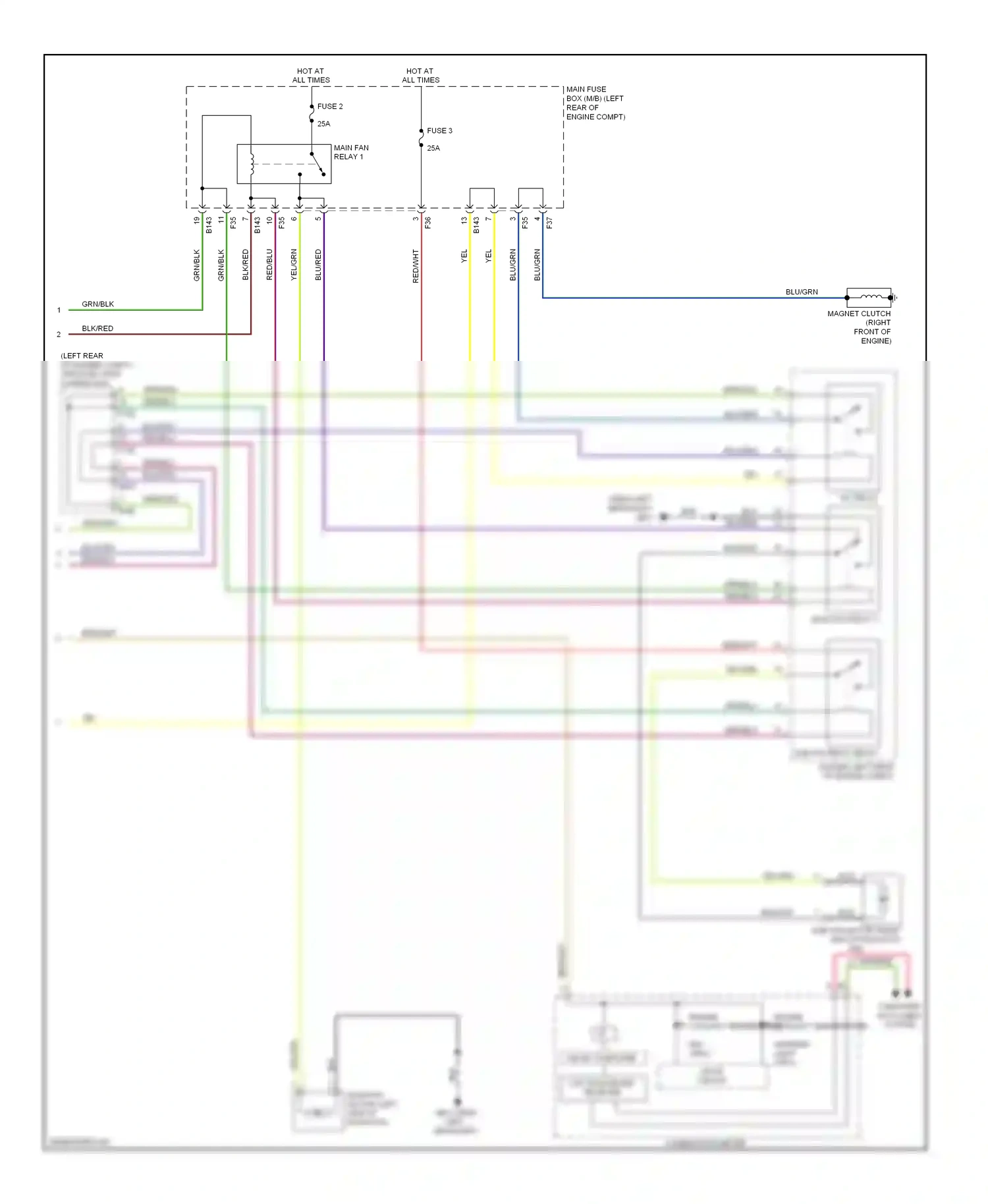 Wiring diagram blk for Subaru Outback BR (2009-2012) (68 of 118)