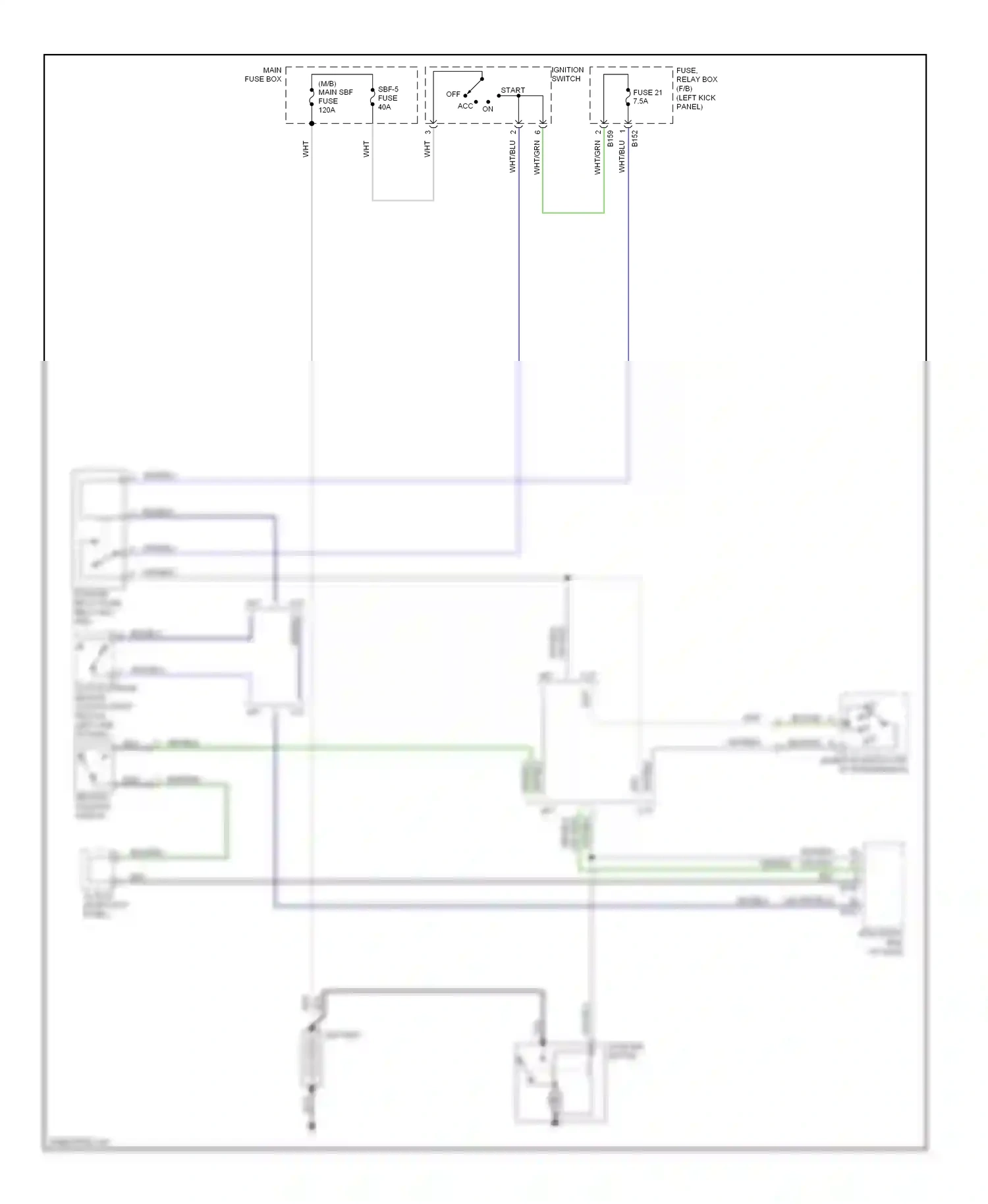Wiring diagram blk/wht for Subaru Outback BR (2009-2012) (73 of 81)