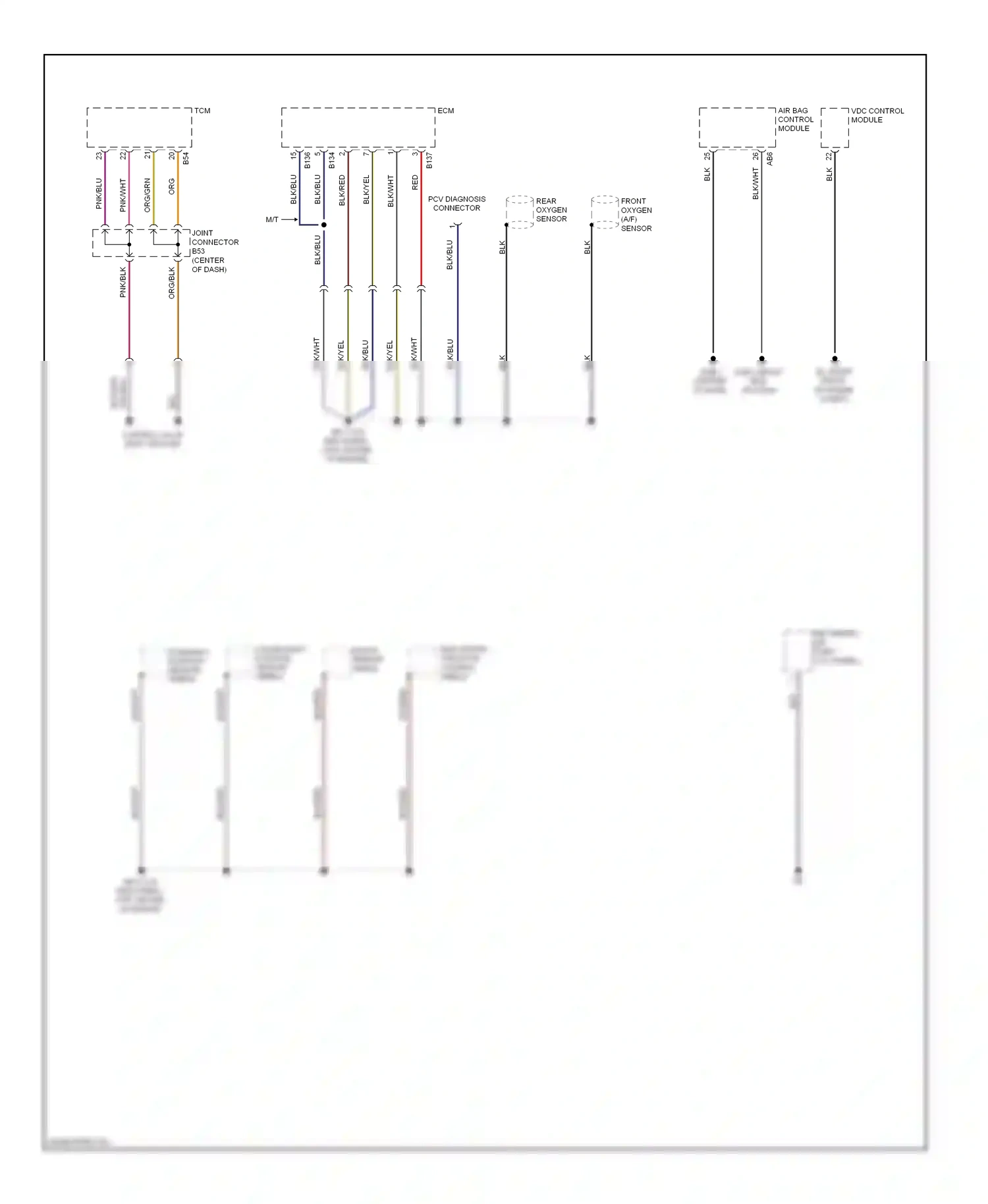 Subaru Outback BR (2009-2012) (ecm) wiring diagram  (3 of 7)