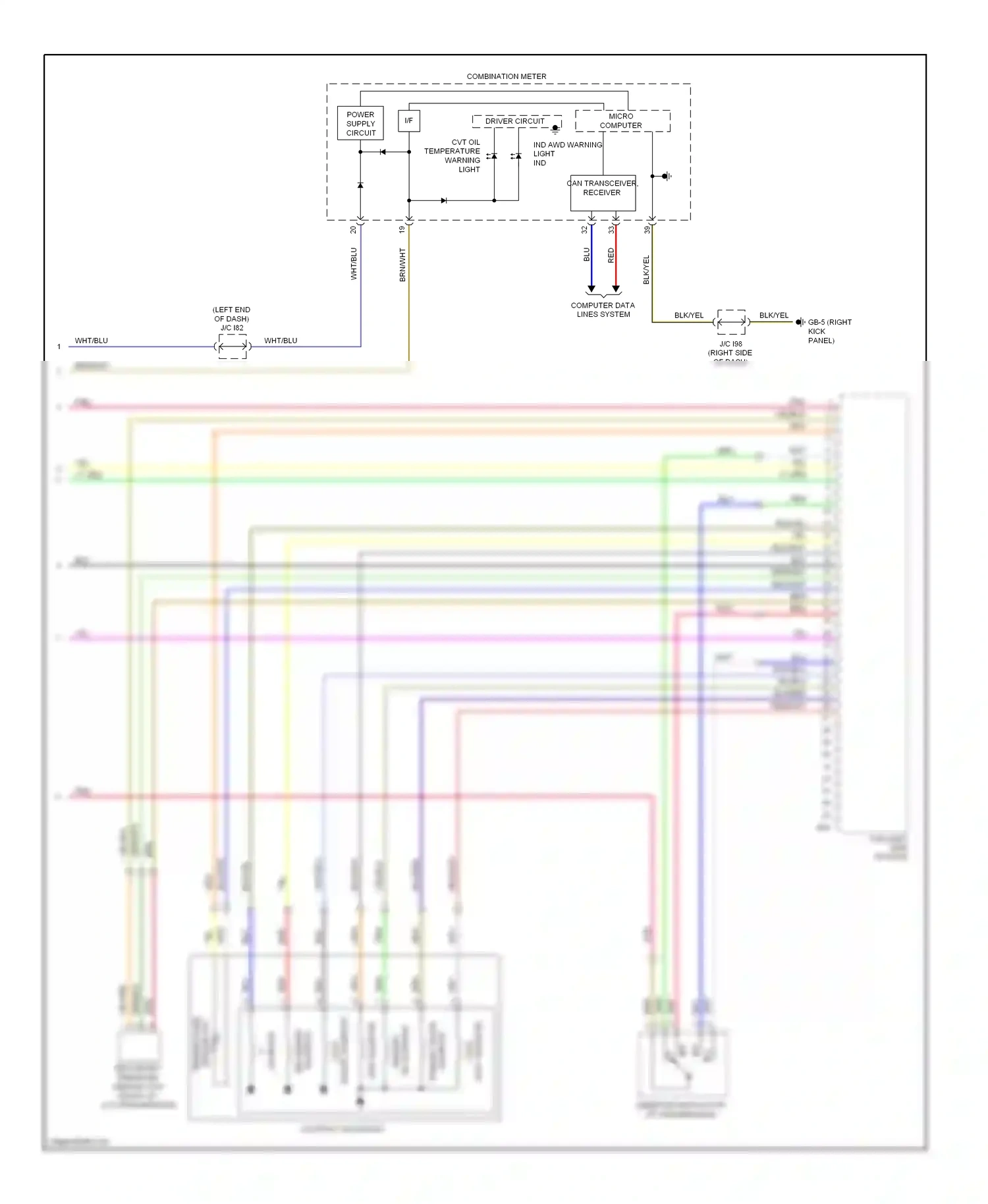Wiring diagram grn/blk for Subaru Outback BR (2009-2012) (43 of 47)