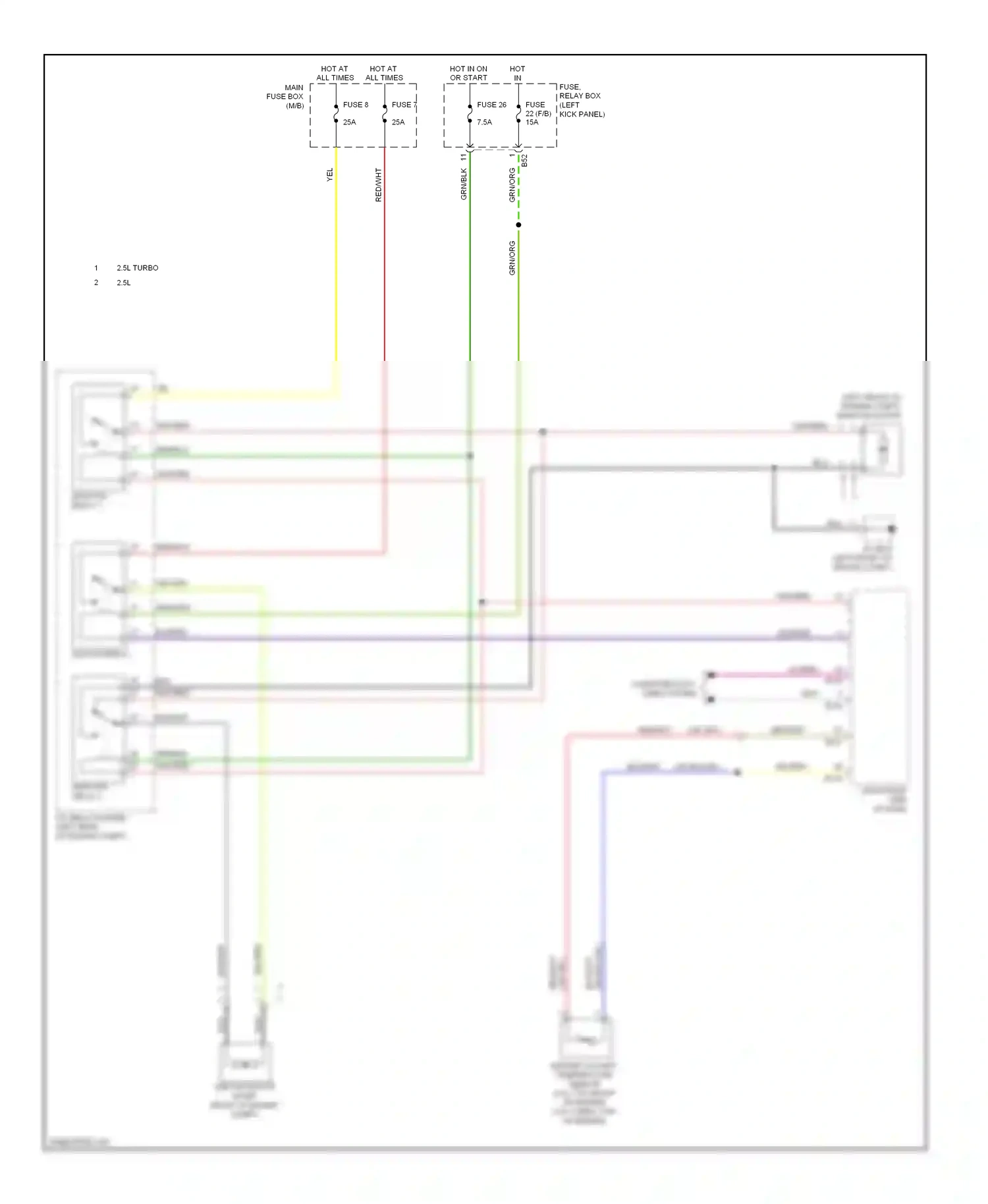 Wiring diagram nca for Subaru Outback BR (2009-2012) (51 of 90)