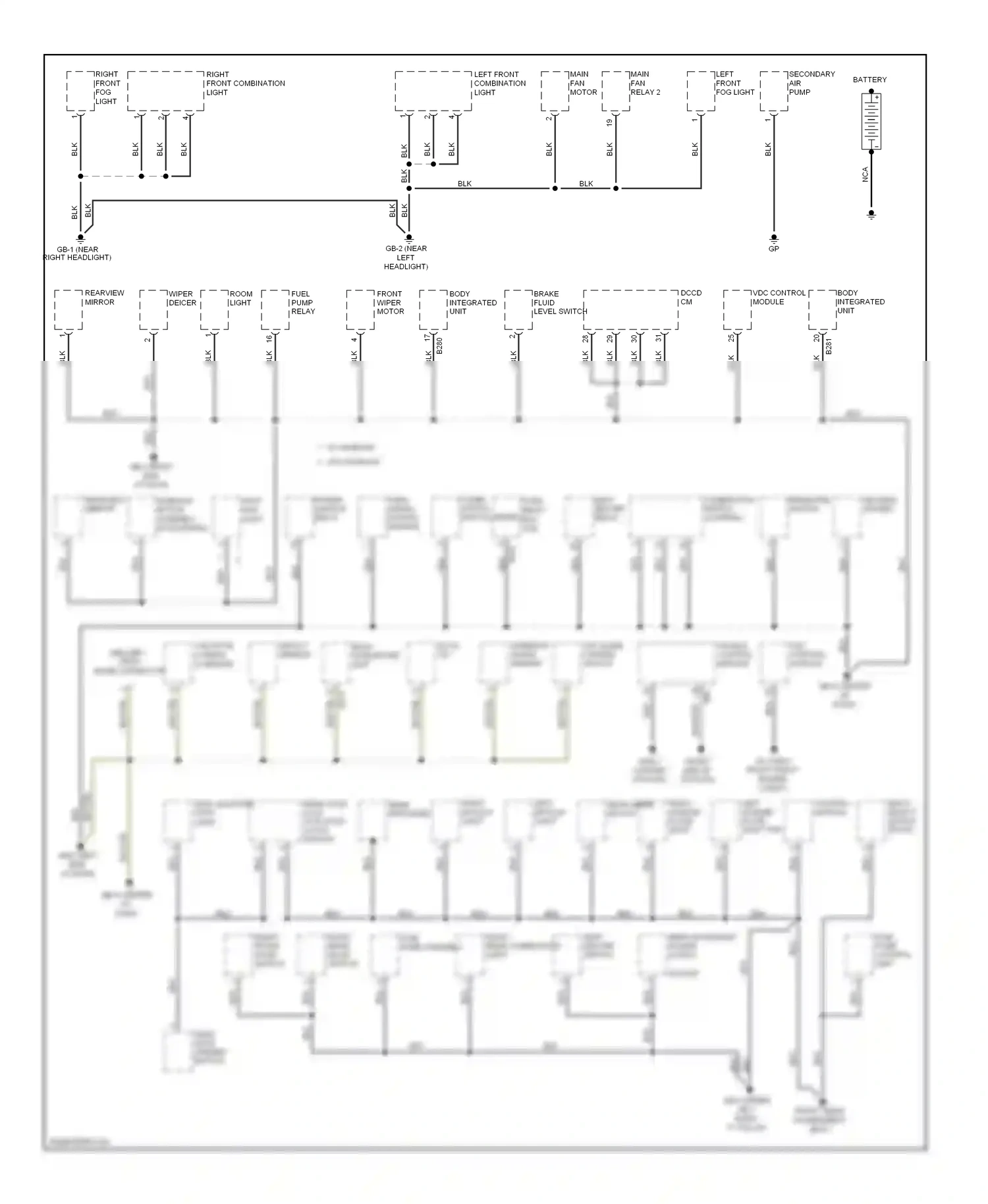 Wiring diagram nca for Subaru Outback BR (2009-2012) (26 of 90)