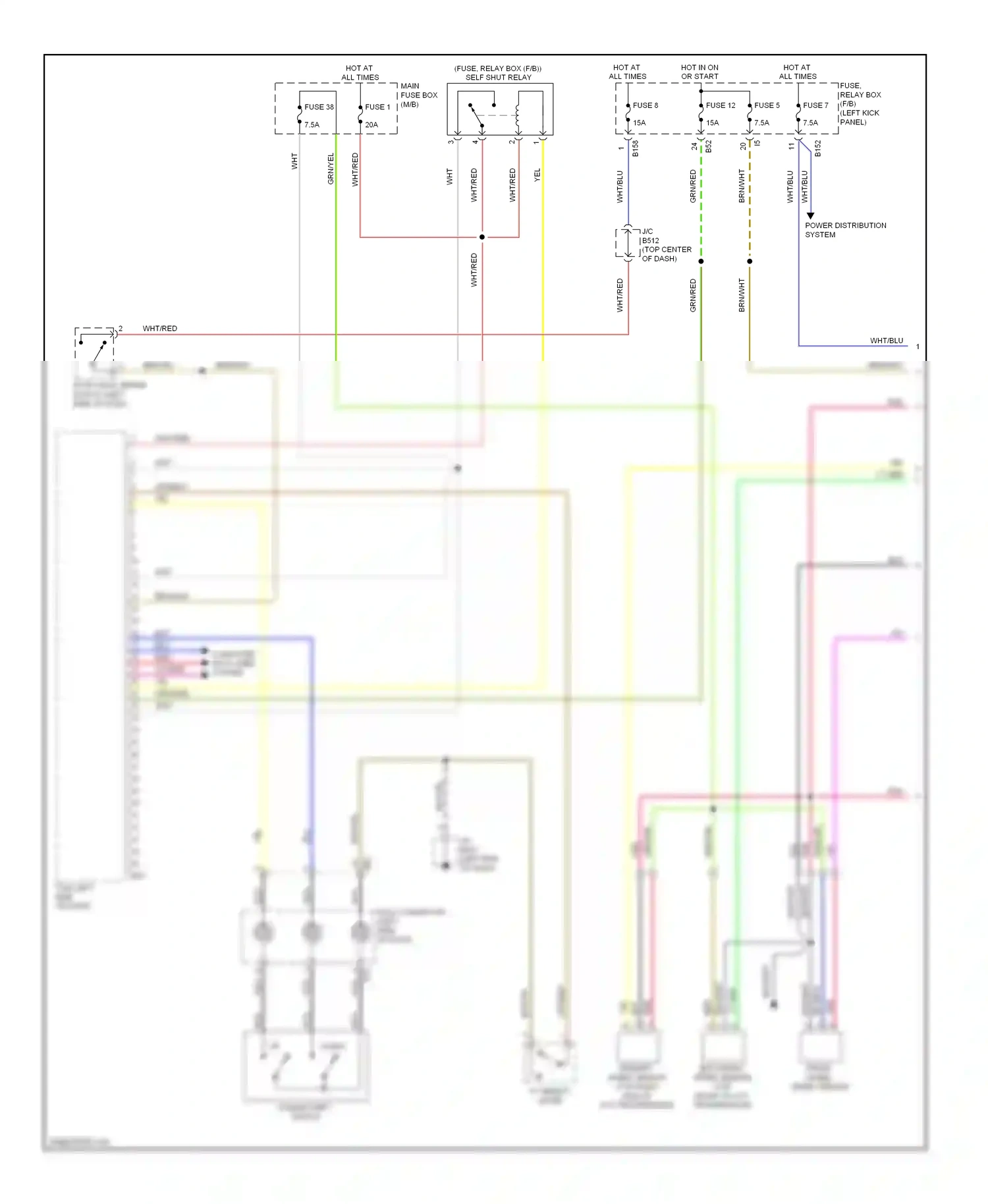 Wiring diagram org/blk for Subaru Outback BR (2009-2012) (3 of 7)