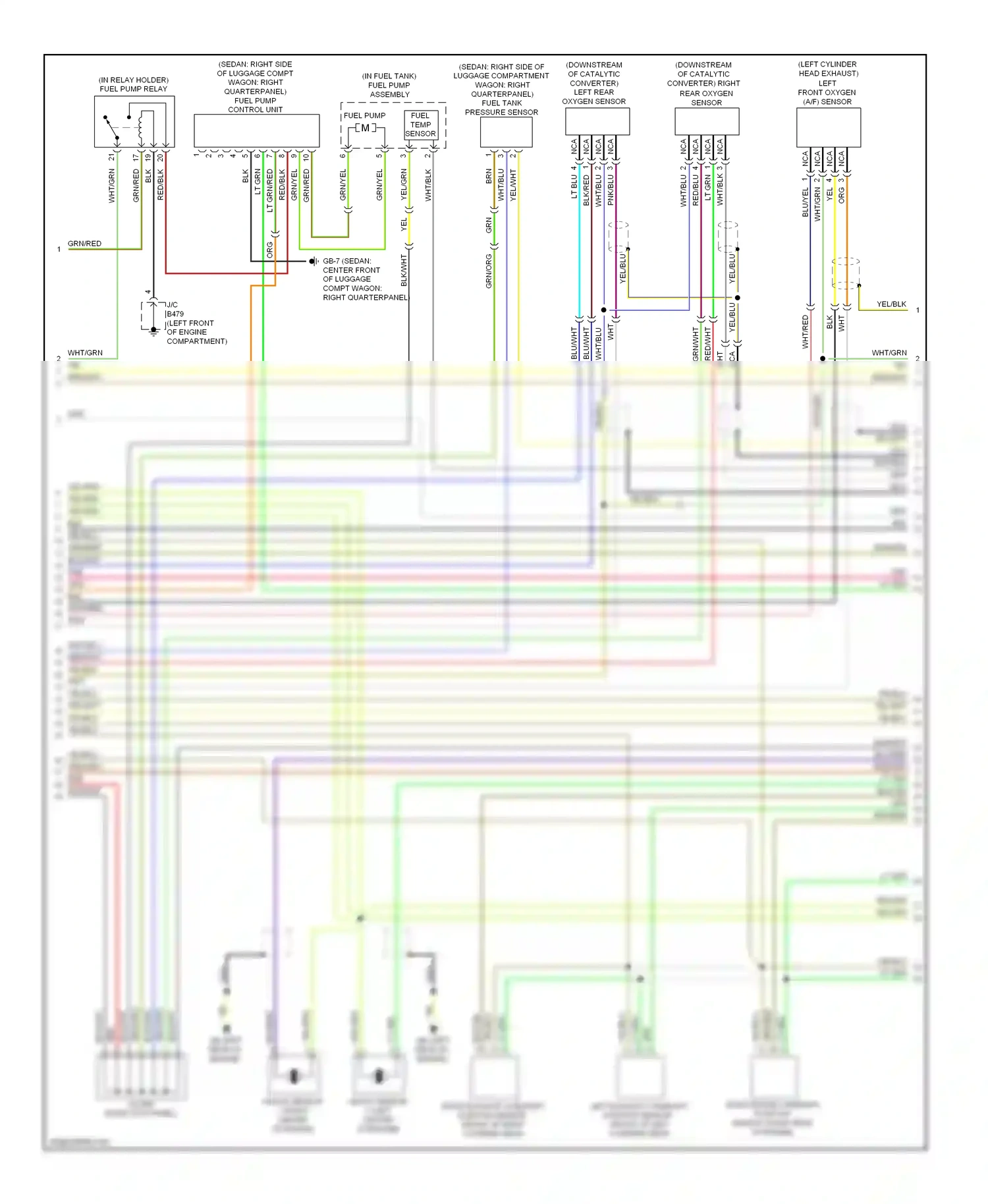 Wiring diagram pnk for Subaru Outback BR (2009-2012) (29 of 35)
