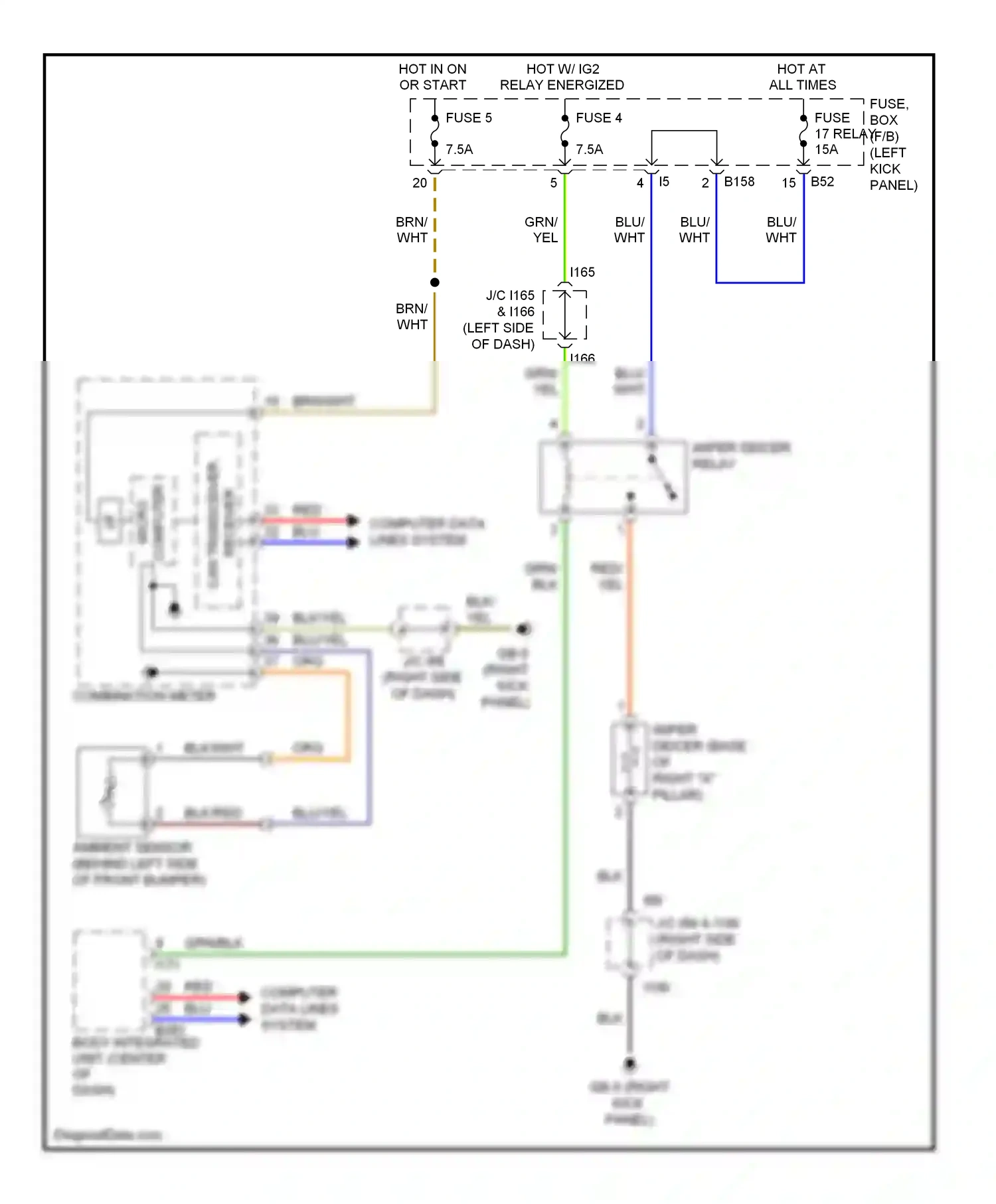 Wiring diagram red for Subaru Outback BR (2009-2012) (14 of 106)