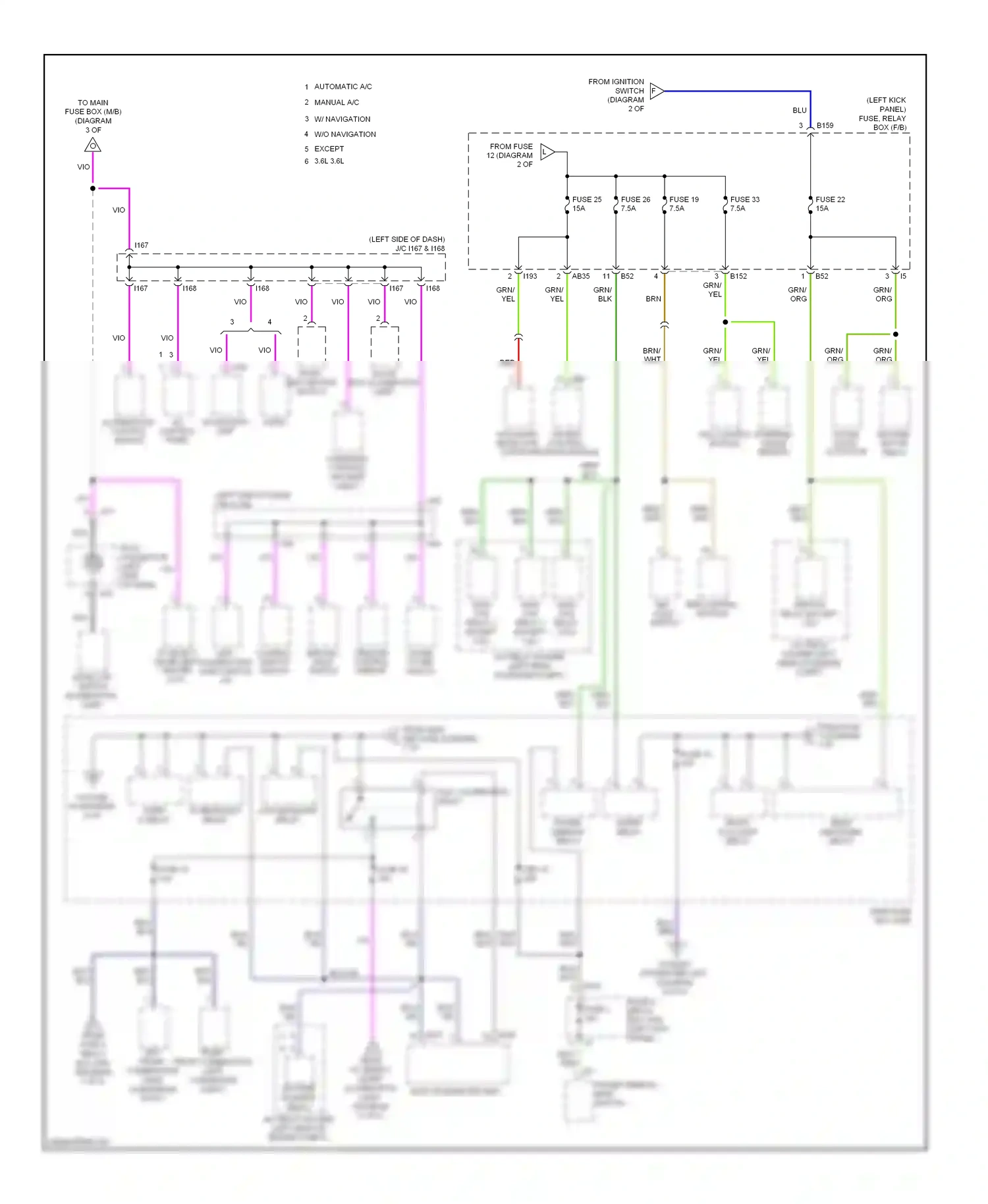 Wiring diagram sbf-10 for Subaru Outback BR (2009-2012) (1 of 1)