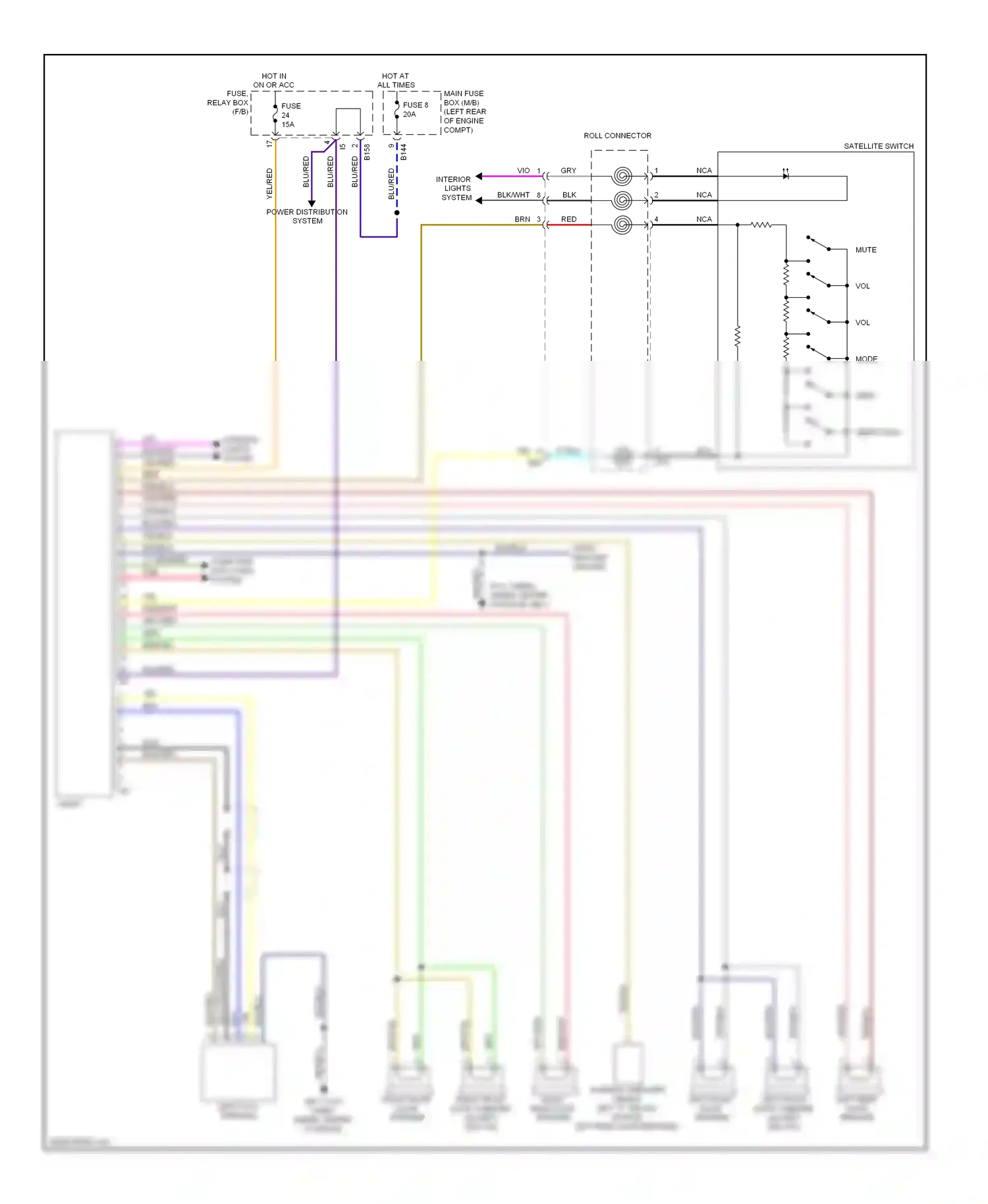 Wiring diagram seek down for Subaru Outback BR (2009-2012) (5 of 5)