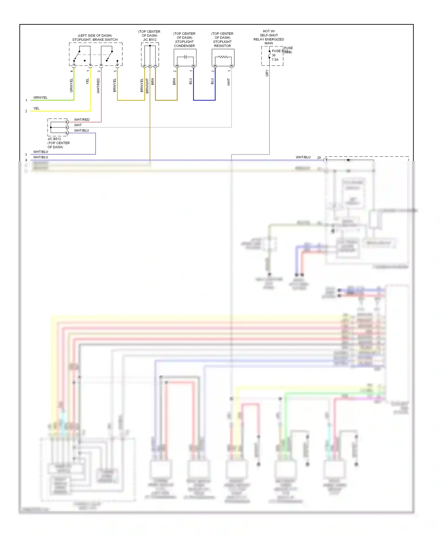 Wiring diagram wht for Subaru Outback BR (2009-2012) (64 of 97)