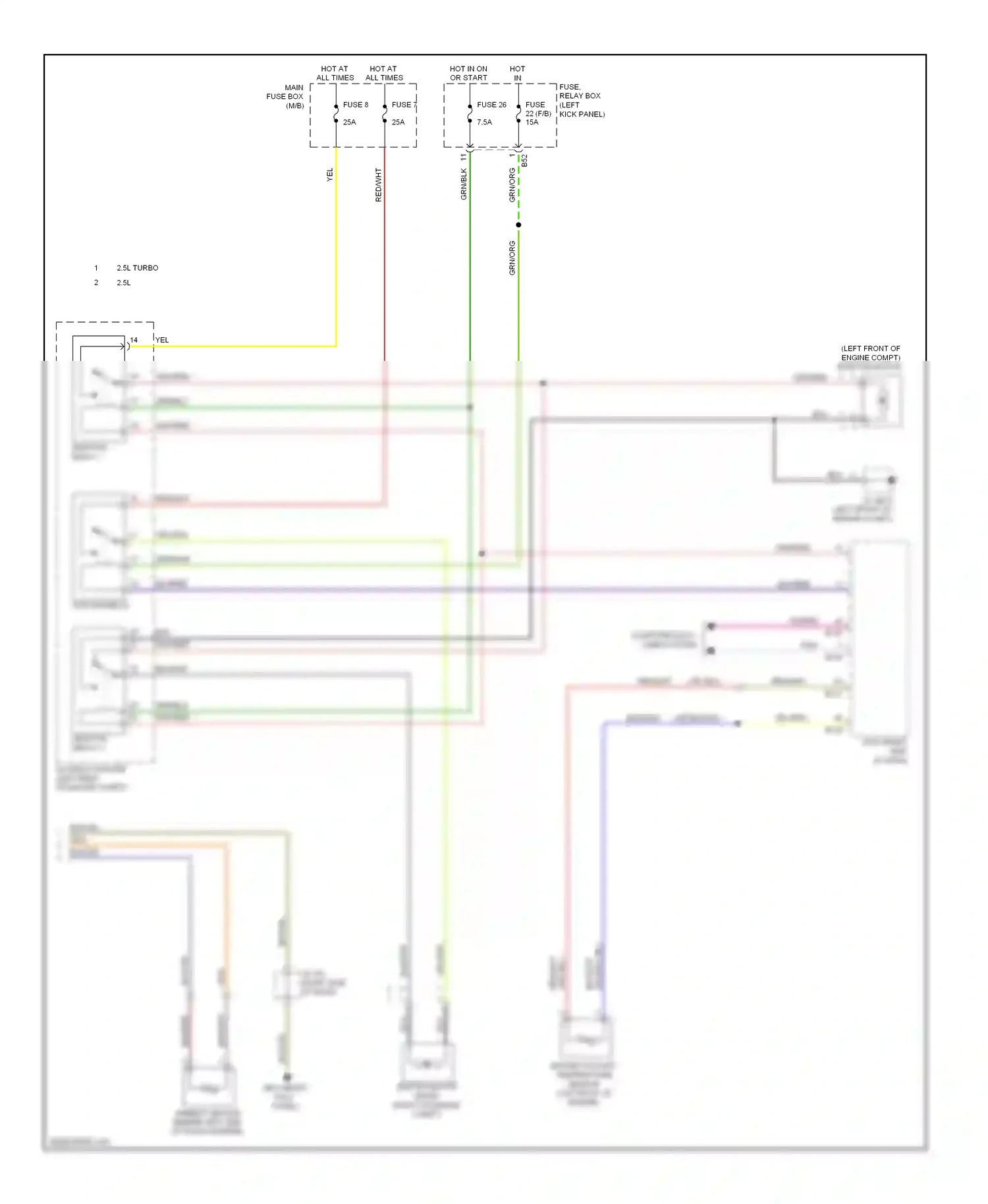 Wiring diagram wht for Subaru Outback BR (2009-2012) (53 of 97)