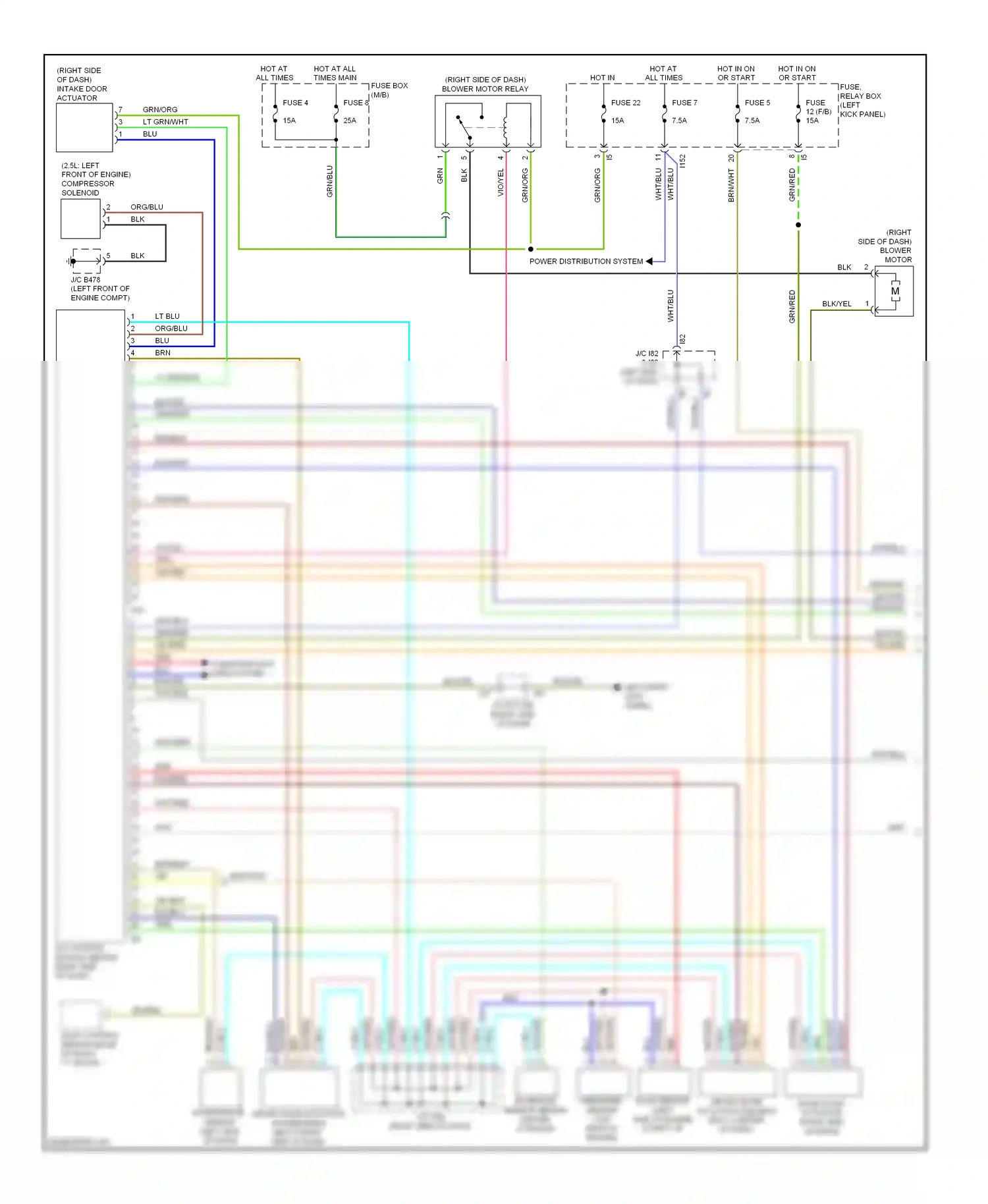 Wiring diagram wht/blk for Subaru Outback BR (2009-2012) (31 of 52)
