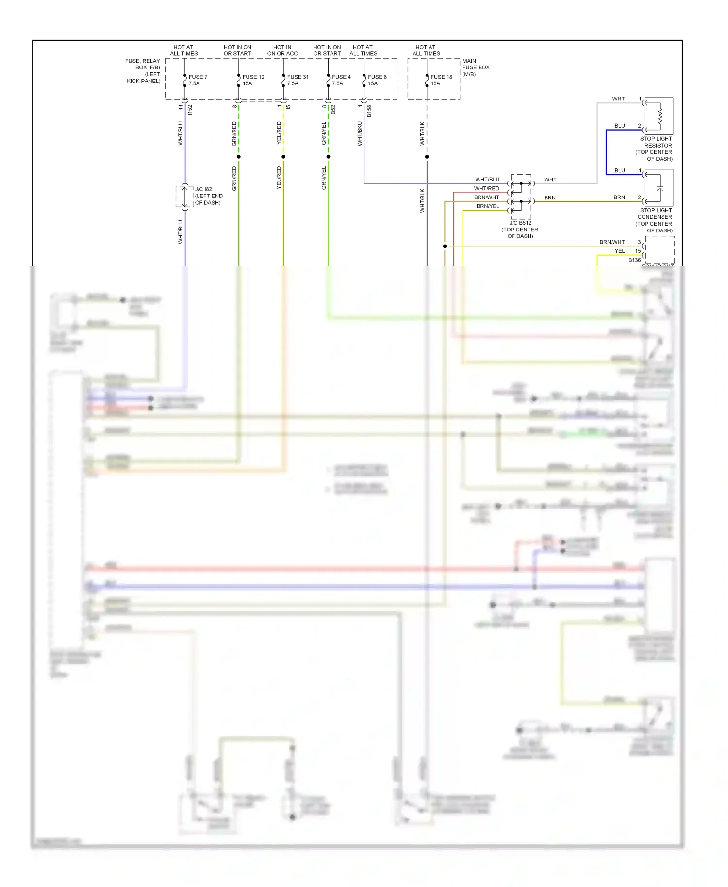 Wiring diagram wht/blk for Subaru Outback BR (2009-2012) (51 of 52)