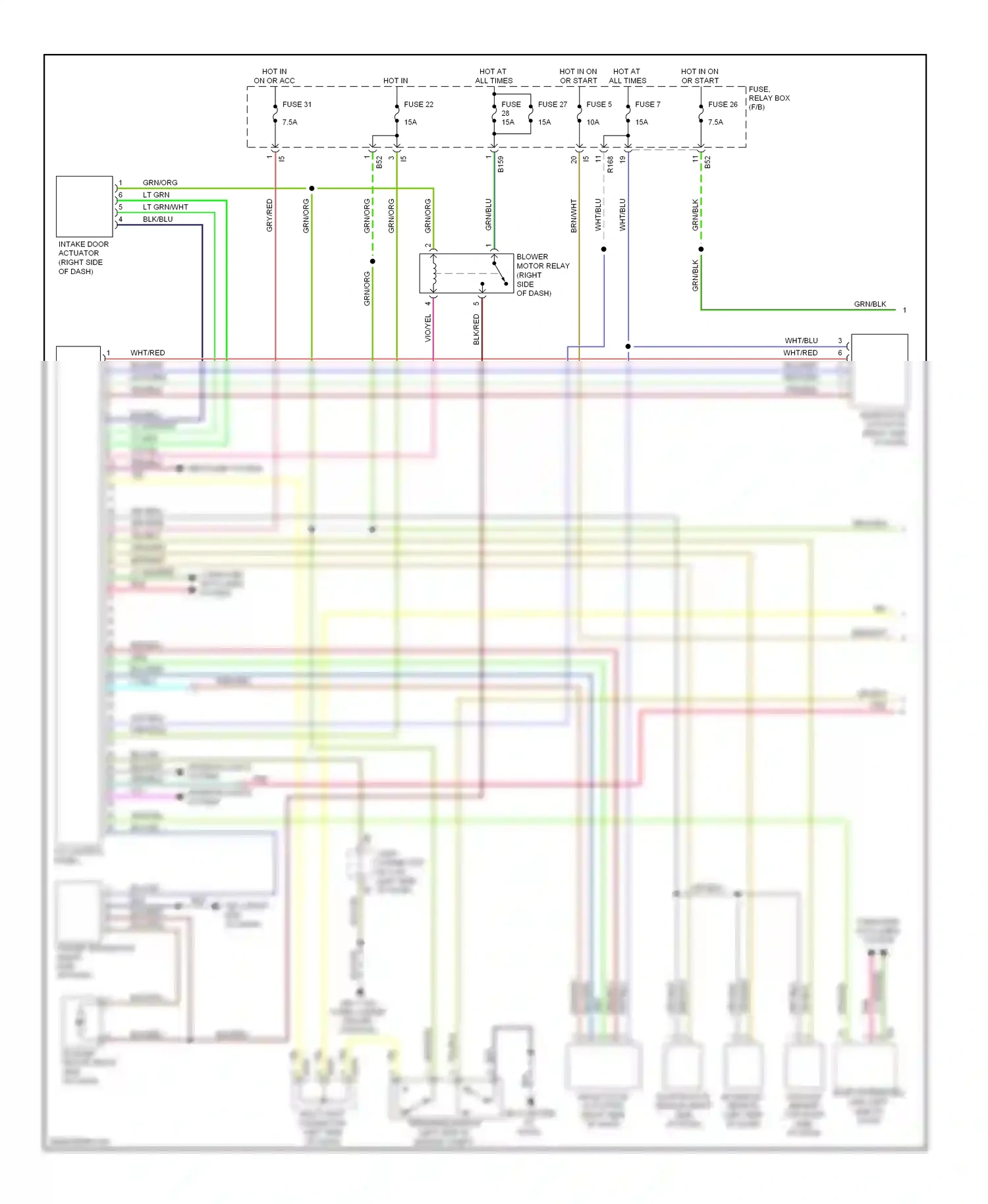 Wiring diagram wht/red for Subaru Outback BR (2009-2012) (2 of 54)