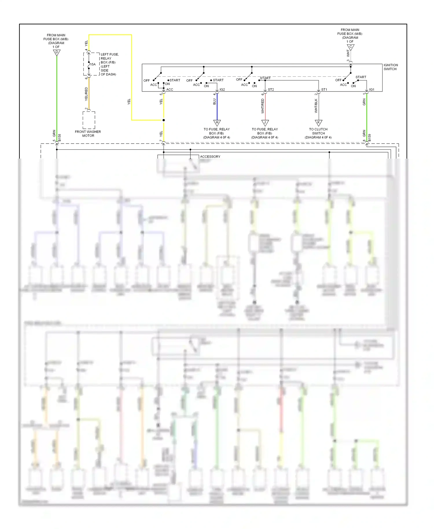 Wiring diagram yaw rate vdc steering control angle g sensor module sensor for Subaru Outback BR (2009-2012) (1 of 1)