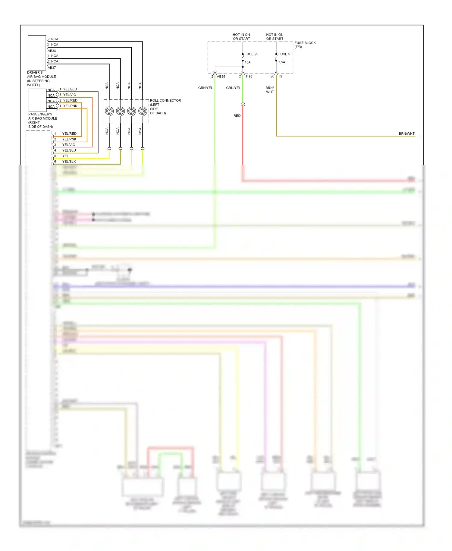 Wiring diagram yel for Subaru Outback BR (2009-2012) (39 of 79)