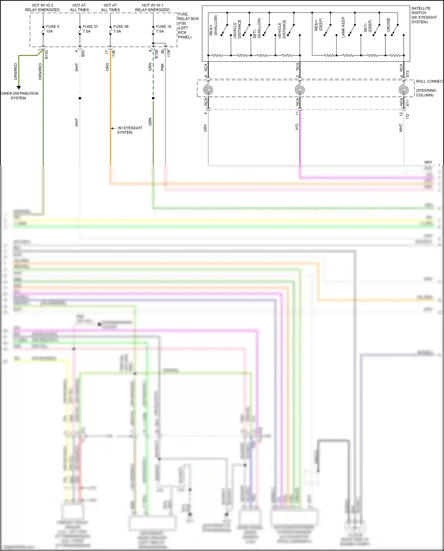 Wiring diagram blk/blu for Subaru Outback BS facelift (2017-2021) (7 of 17)