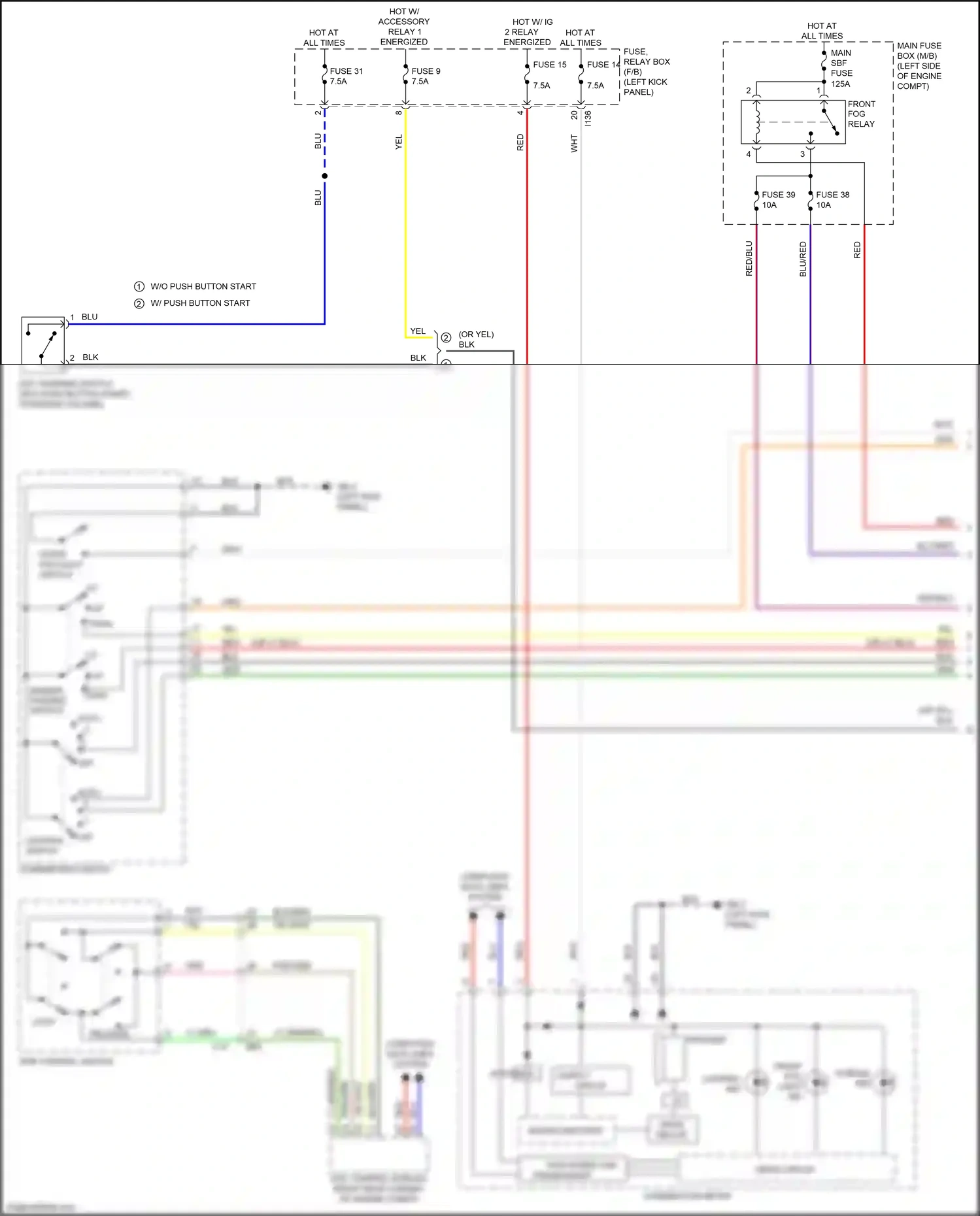 Wiring diagram blk/grn for Subaru Outback BS facelift (2017-2021) (14 of 19)