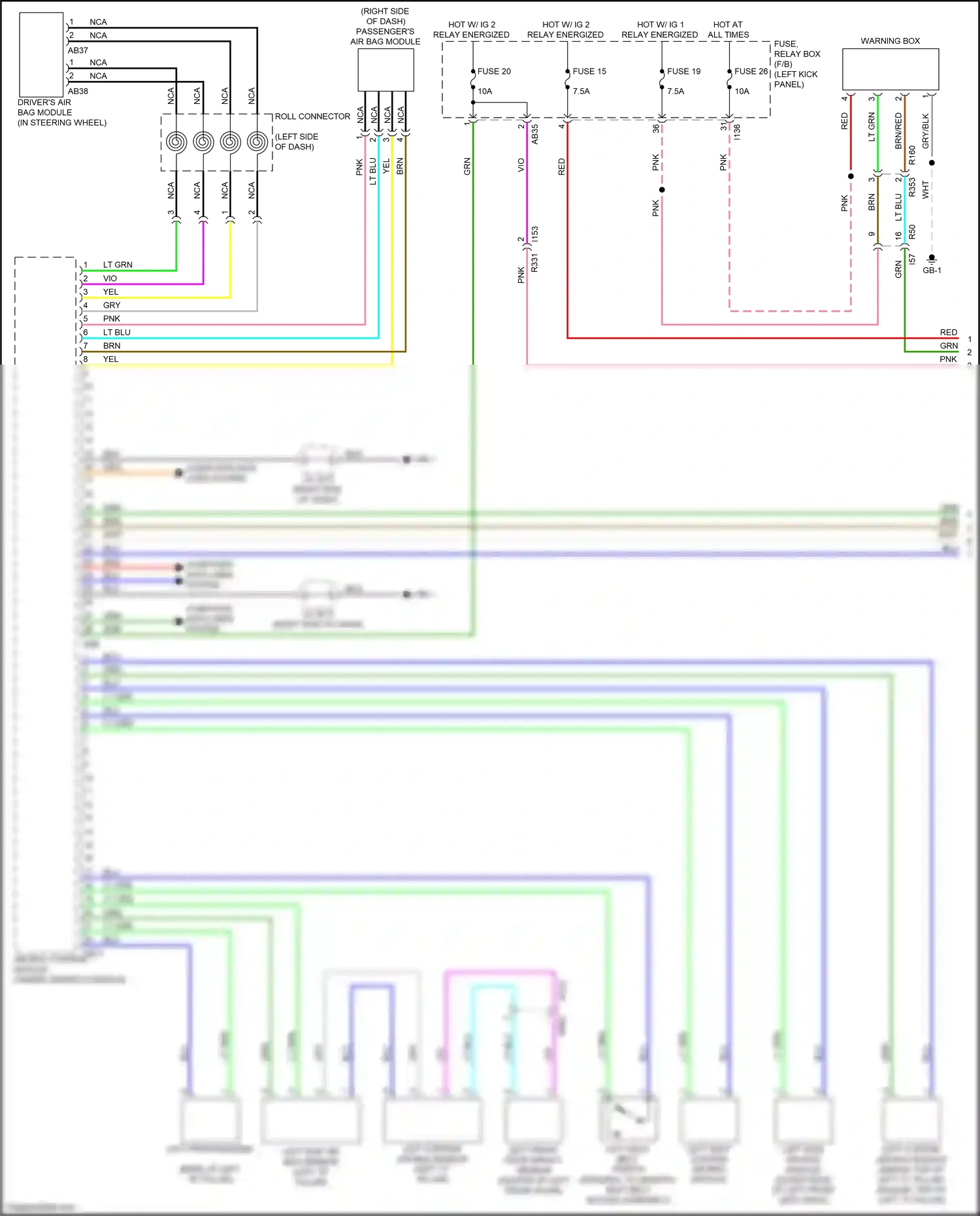 Wiring diagram blu for Subaru Outback BS facelift (2017-2021) (8 of 127)