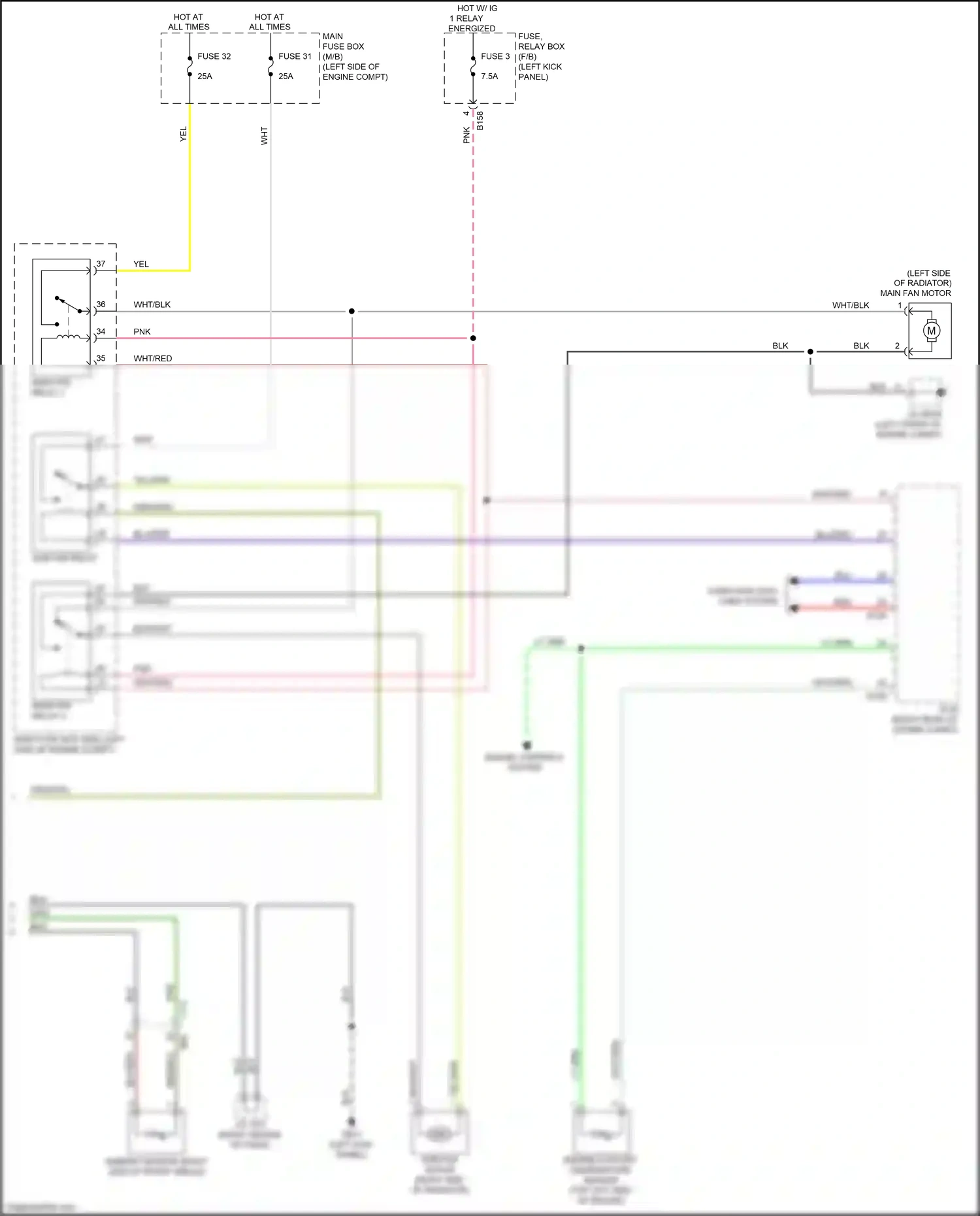 Wiring diagram blu/red for Subaru Outback BS facelift (2017-2021) (21 of 35)