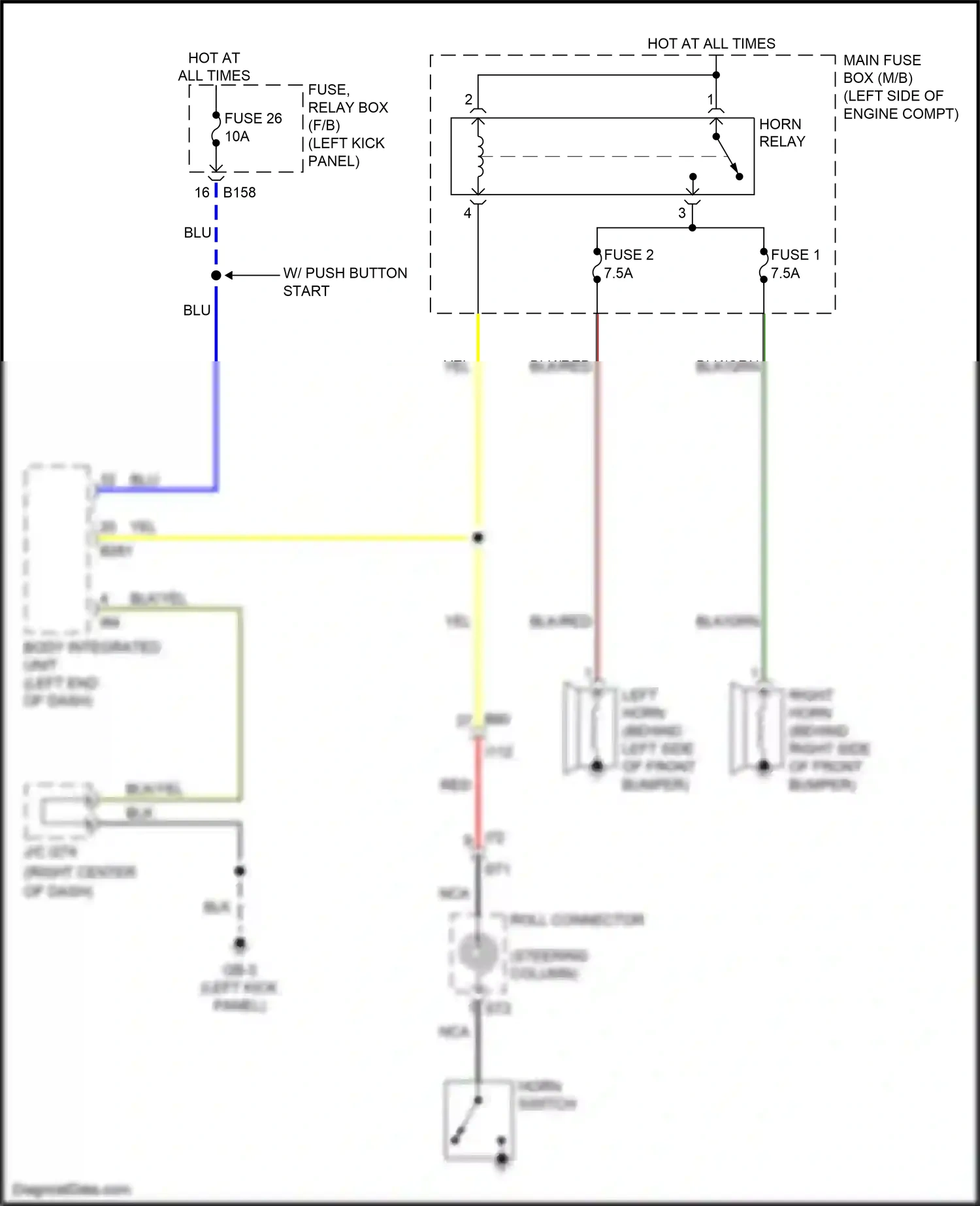 Wiring diagram gb-3 for Subaru Outback BS facelift (2017-2021) (13 of 52)