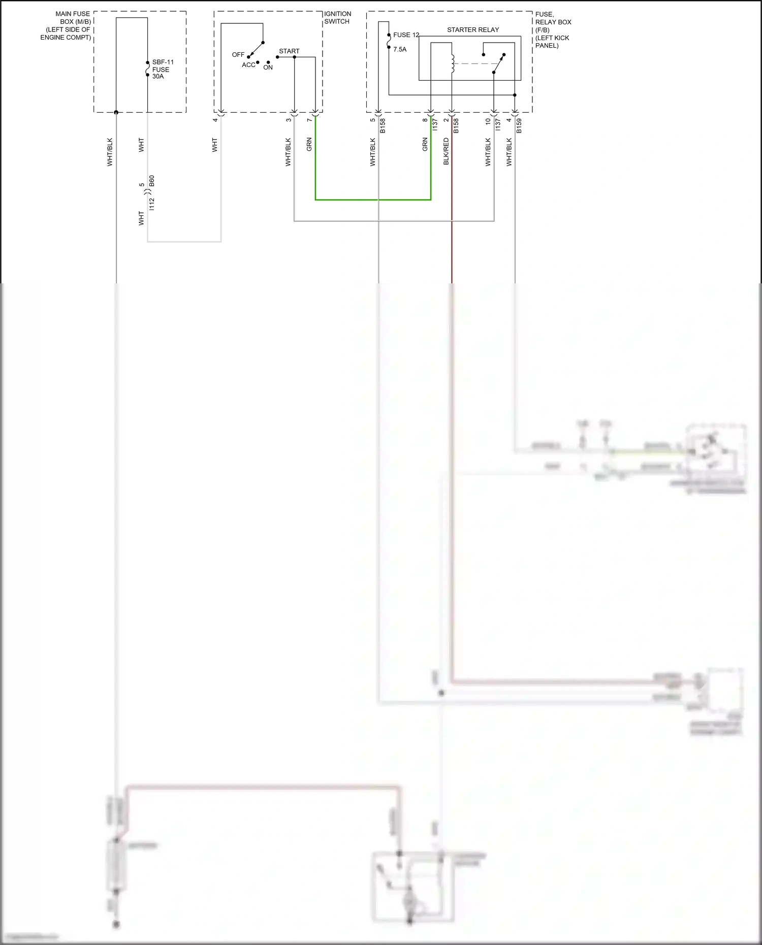 Wiring diagram grn for Subaru Outback BS facelift (2017-2021) (80 of 118)