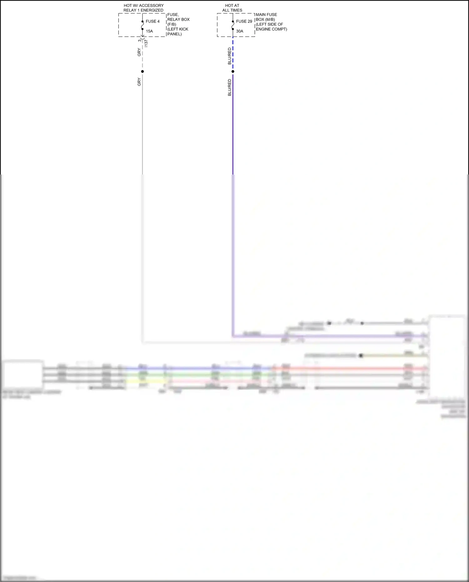 Wiring diagram gry for Subaru Outback BS facelift (2017-2021) (49 of 79)