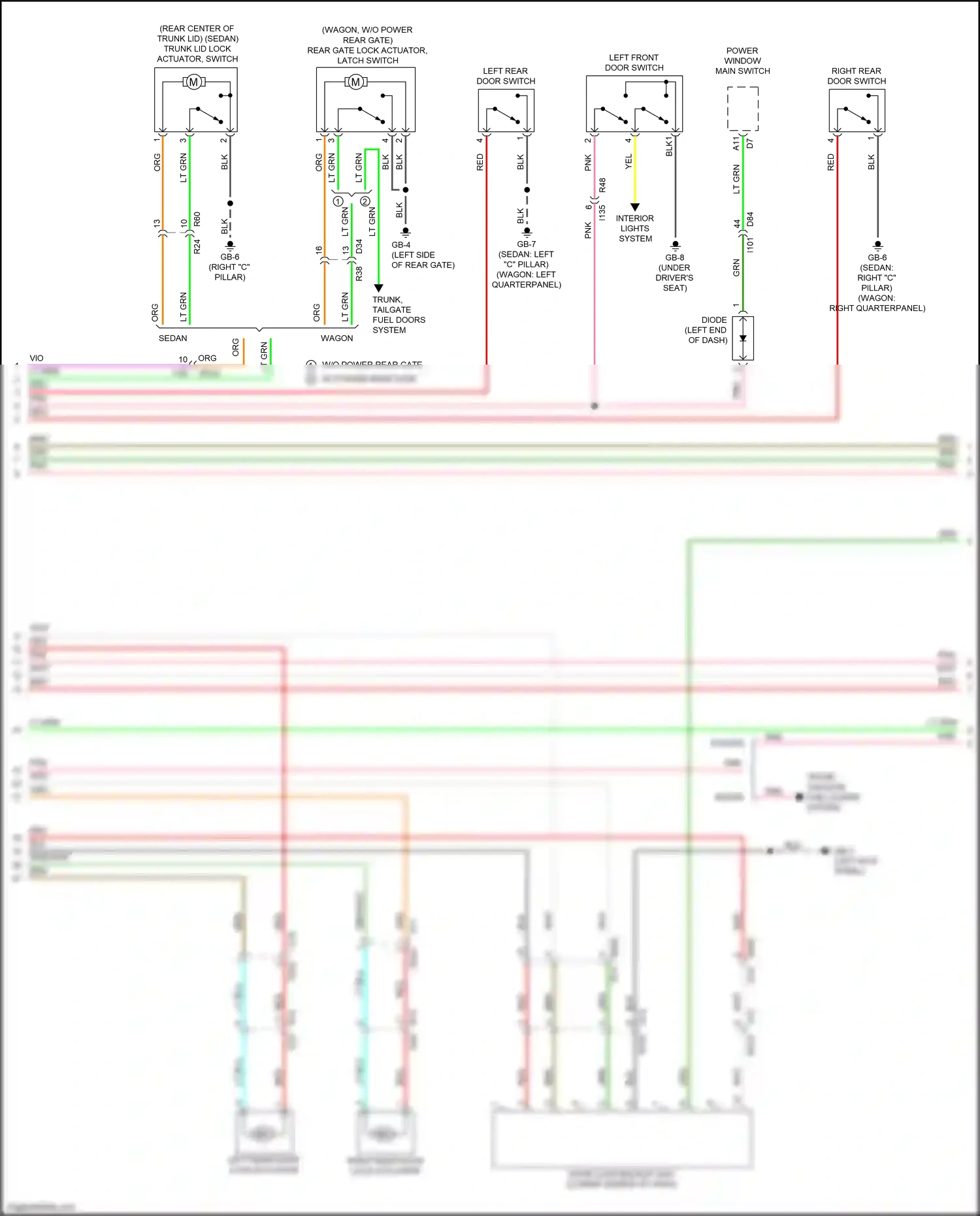 Wiring diagram lt blu for Subaru Outback BS facelift (2017-2021) (24 of 44)