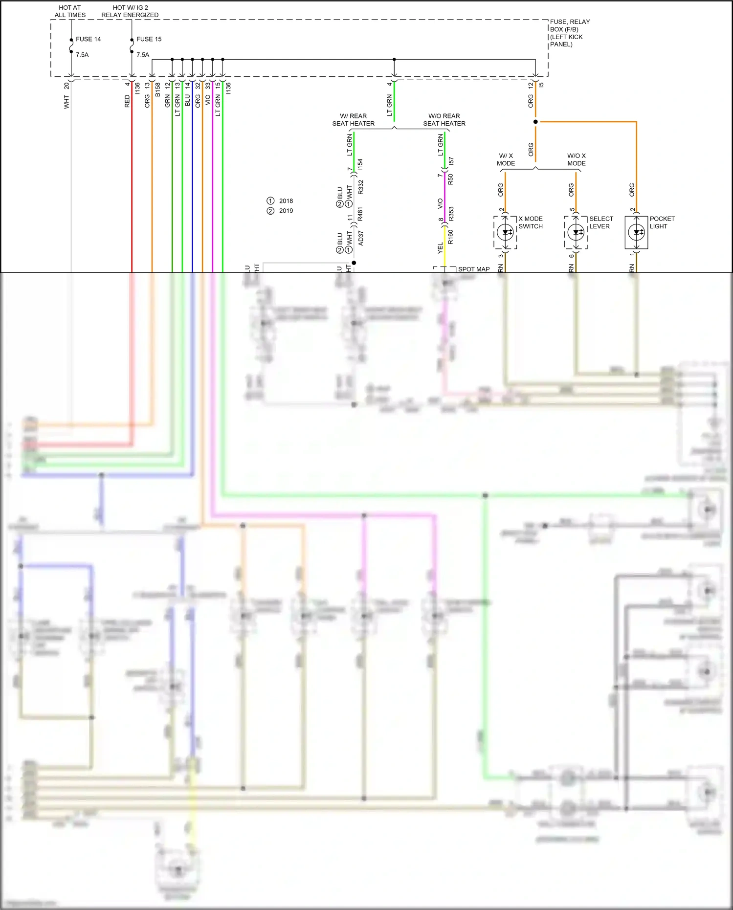 Wiring diagram org/ for Subaru Outback BS facelift (2017-2021) (6 of 92)