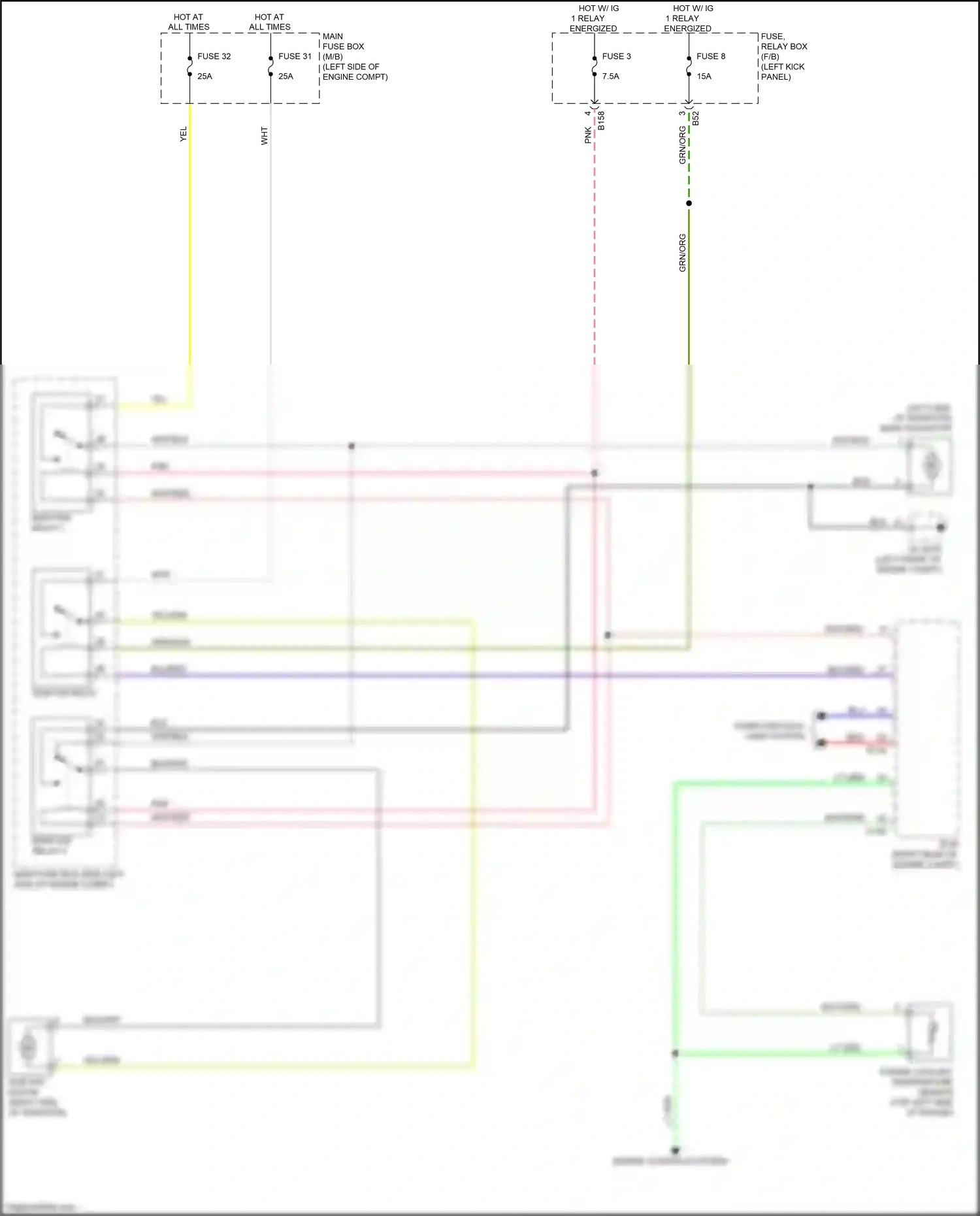 Wiring diagram red for Subaru Outback BS facelift (2017-2021) (101 of 131)
