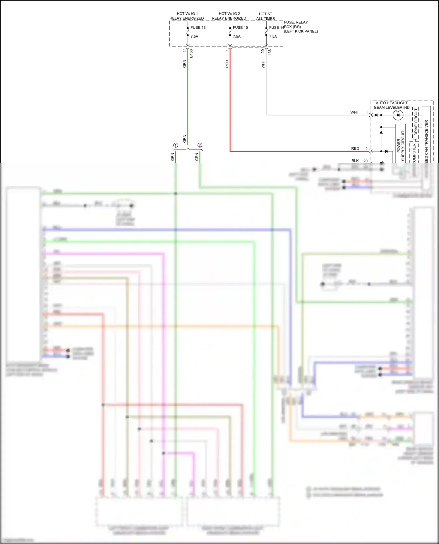 Wiring diagram vio for Subaru Outback BS facelift (2017-2021) (67 of 97)