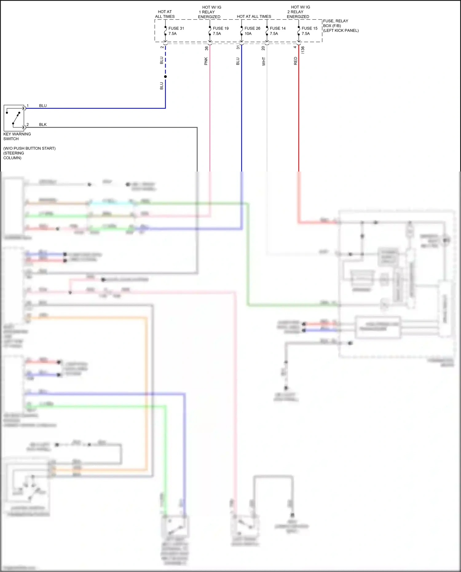 Wiring diagram wht for Subaru Outback BS facelift (2017-2021) (31 of 126)