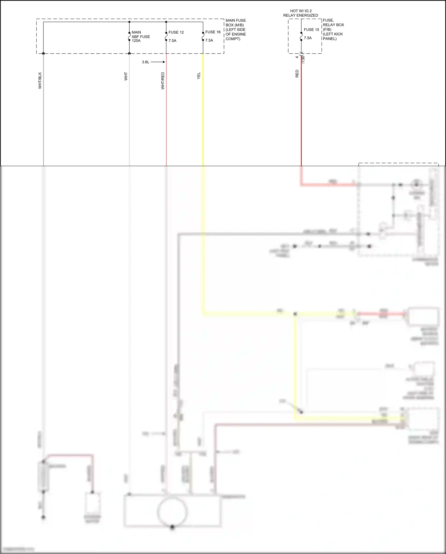 Wiring diagram wht/blk for Subaru Outback BS facelift (2017-2021) (11 of 33)